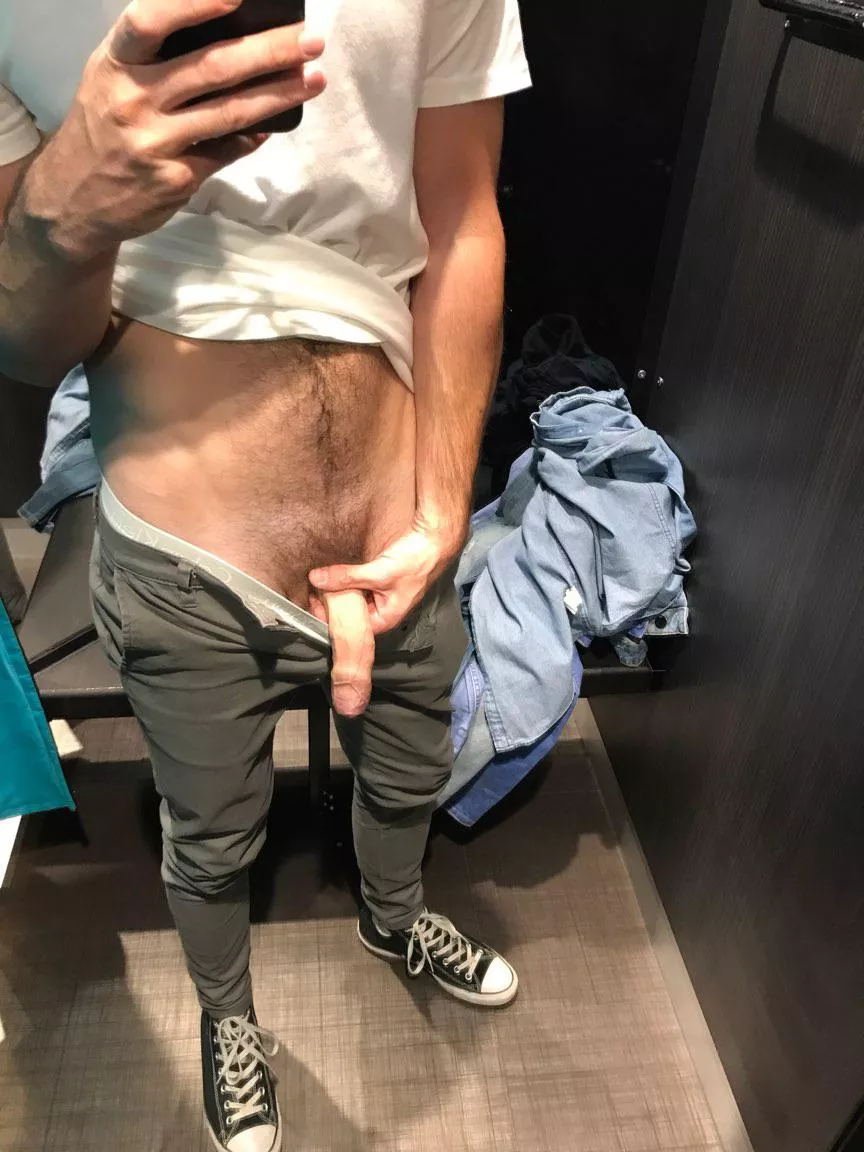 I’m not always hard in a changing room…