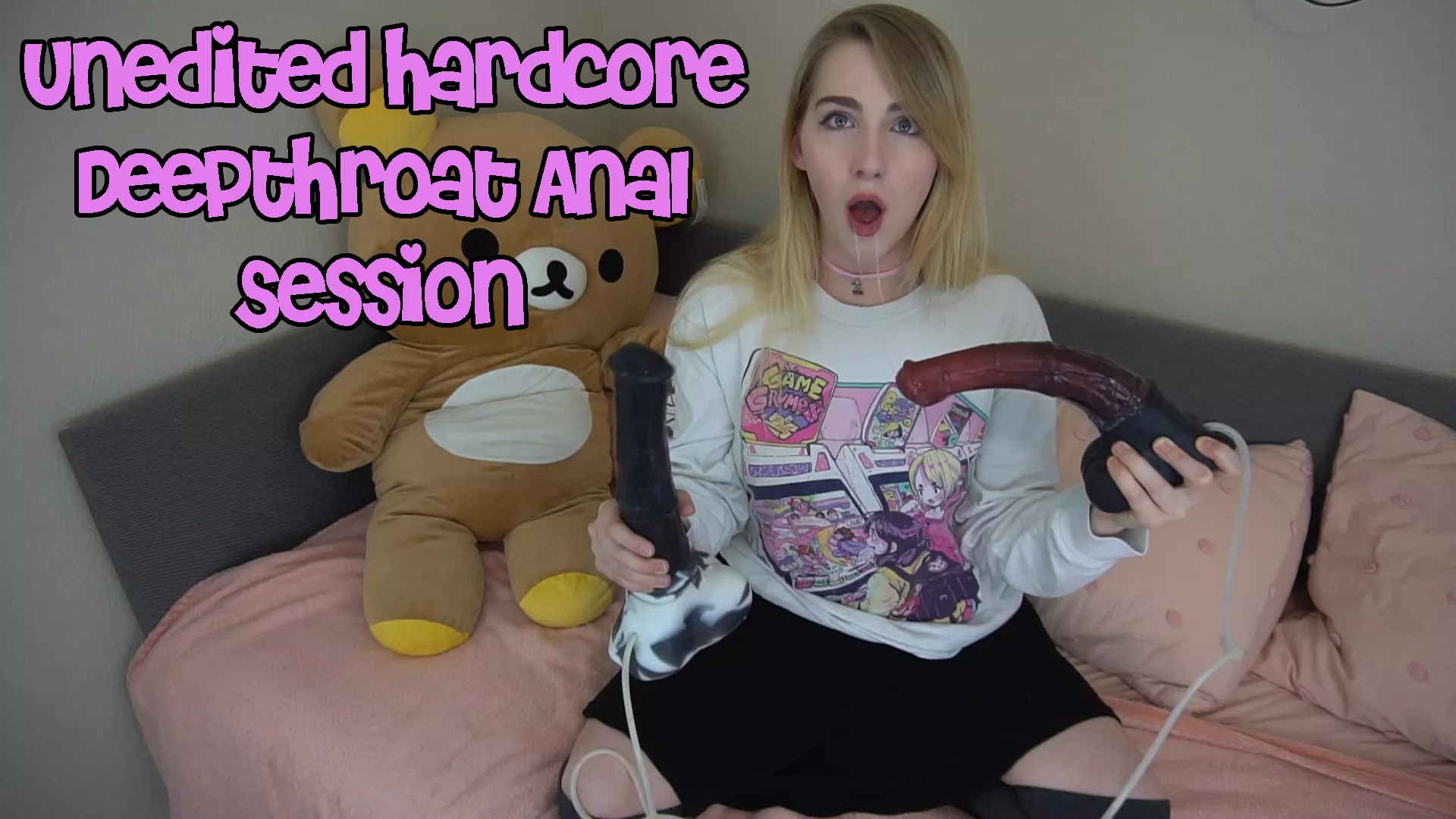 I'm not gone! And here's a new video to prove it! Unedited Hardcore Deepthroat Anal Session