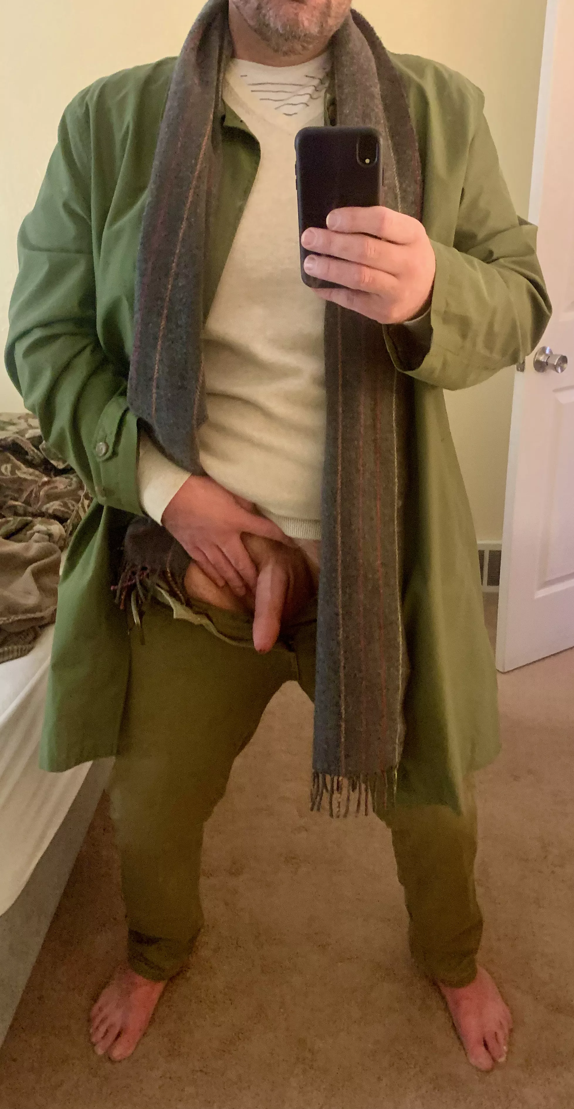 I'm not sure about matching this jacket with these pants. Advice? Chats/PMs Open