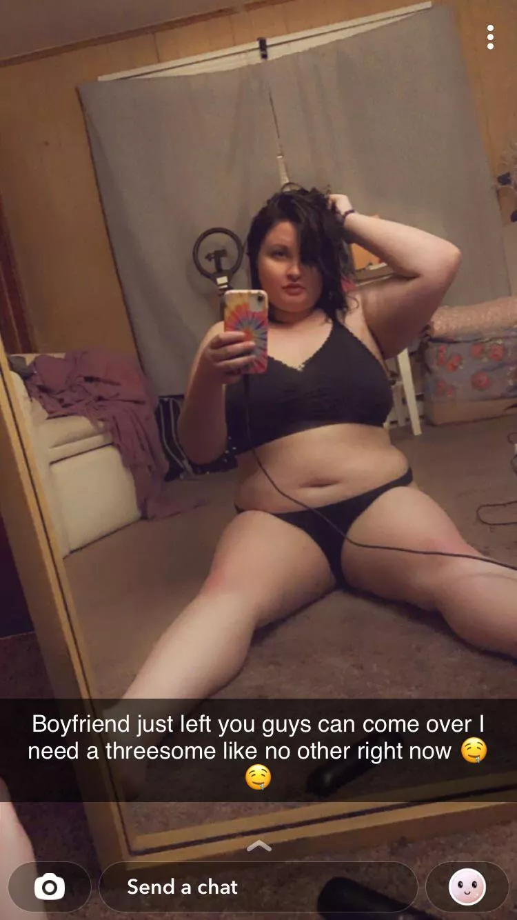 I’m such a slut on Snapchat 🤤🤤