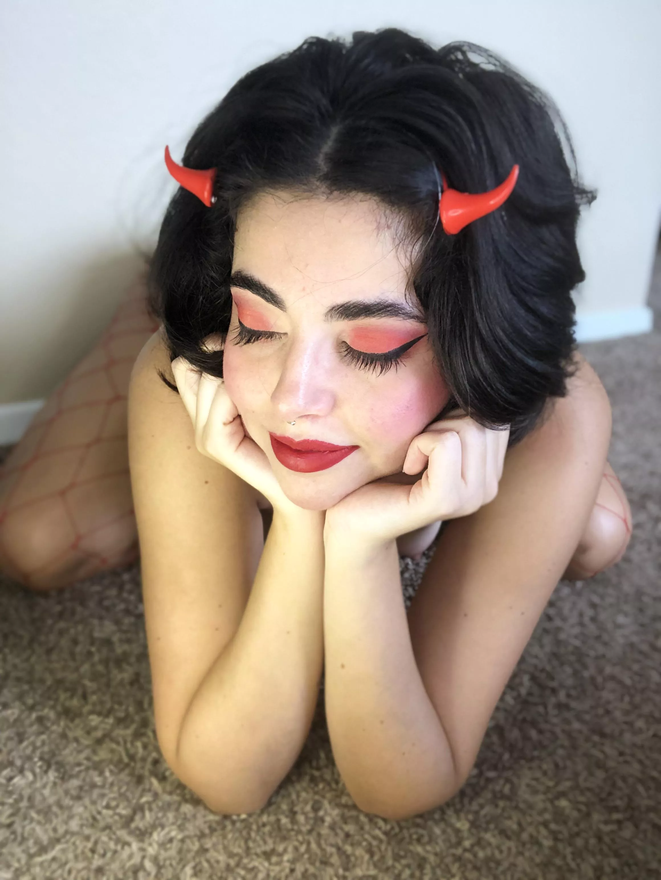 I’m very proud of my Diabla makeup 👹