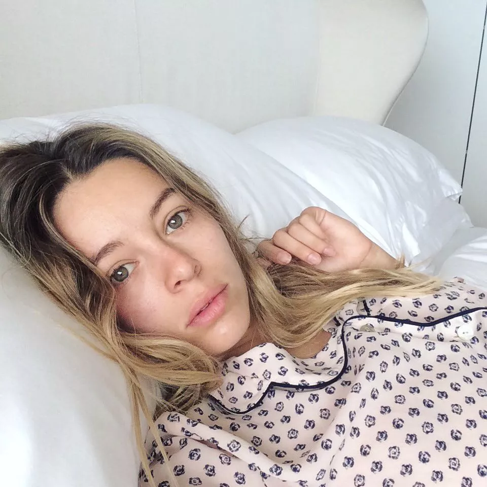 In bed