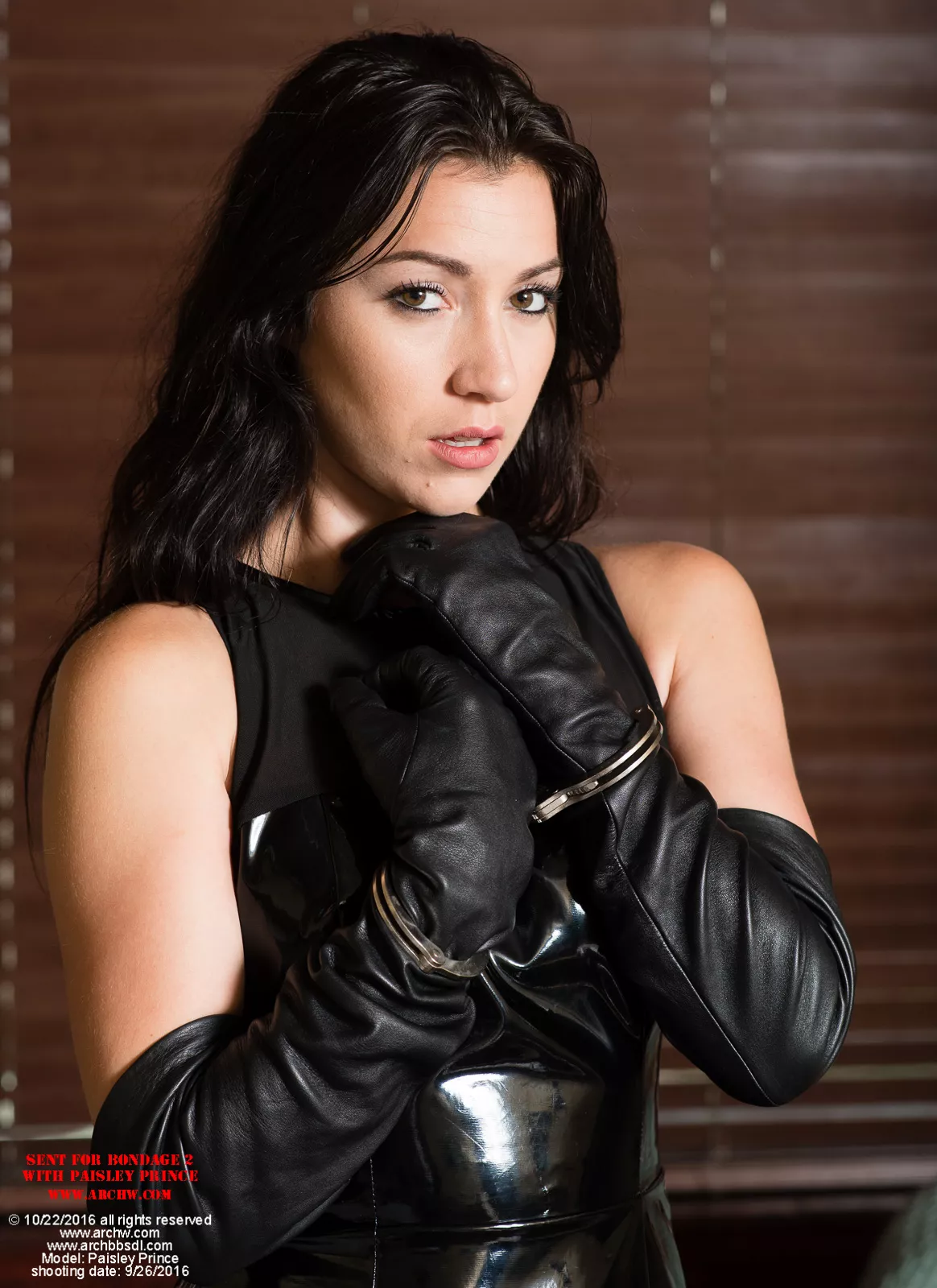 In Leather Gloves