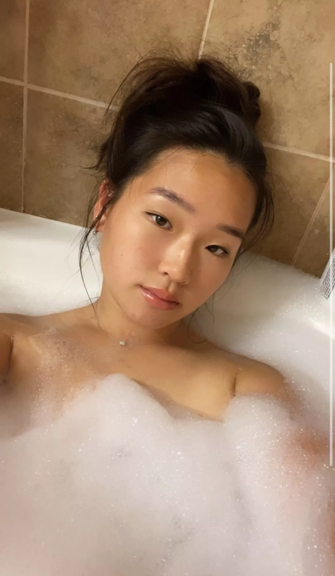 In the tub