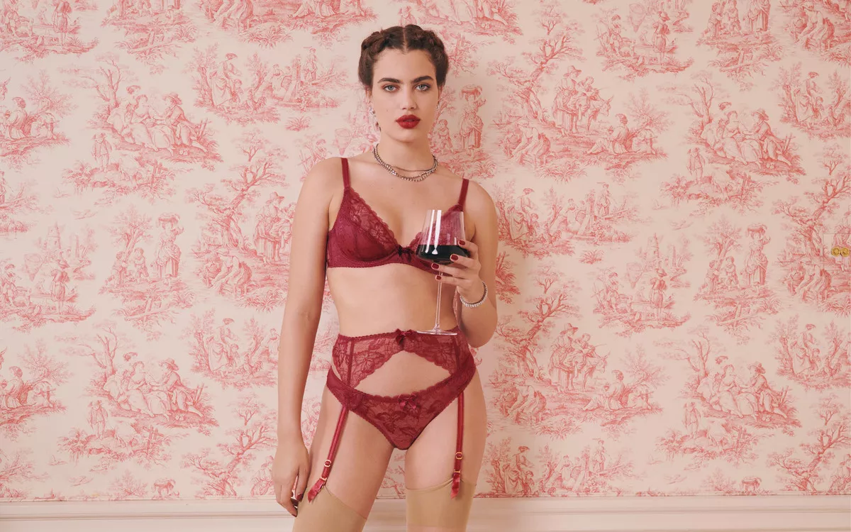 Intense Red Agent Provocateur Lingerie & Wine