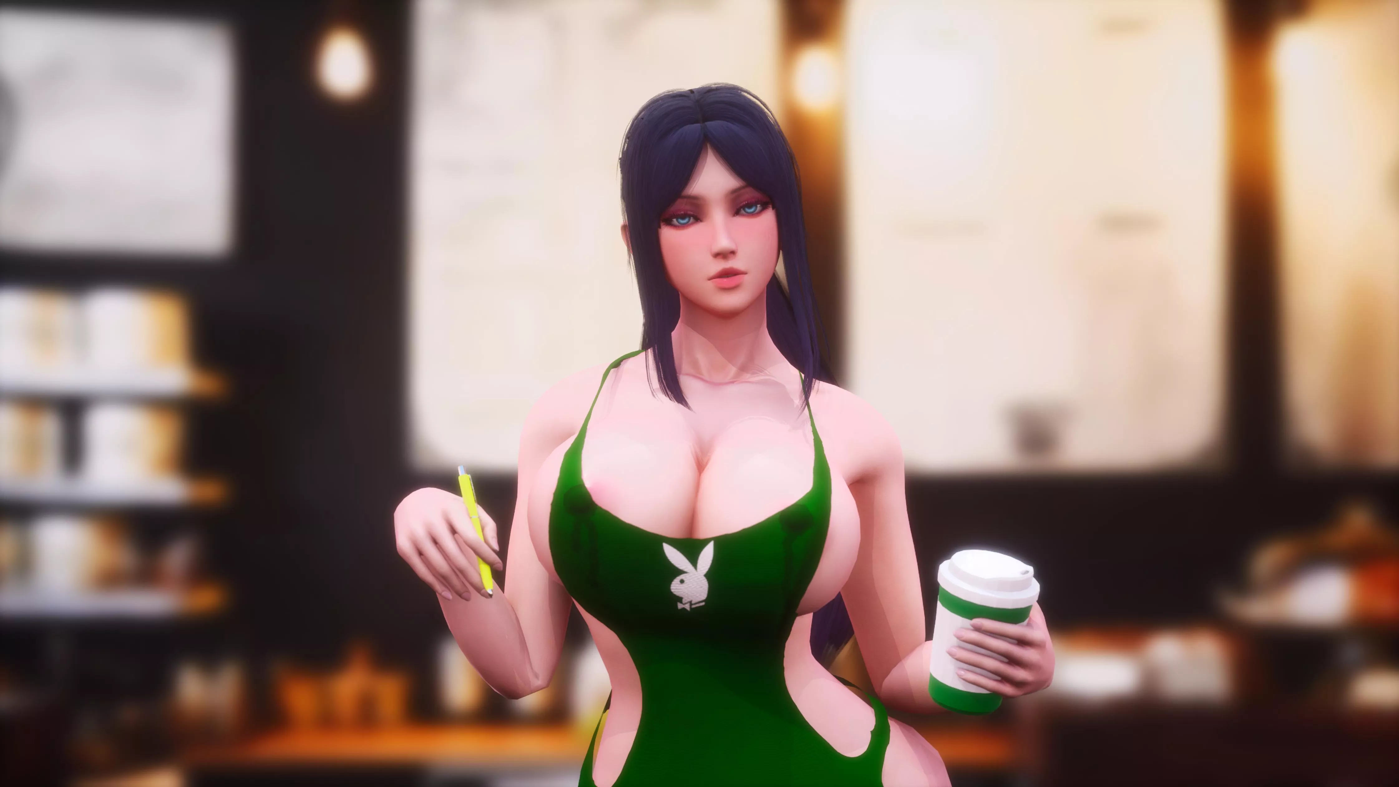 Irelia - Breast Milk Starbucks (NezureMMD)