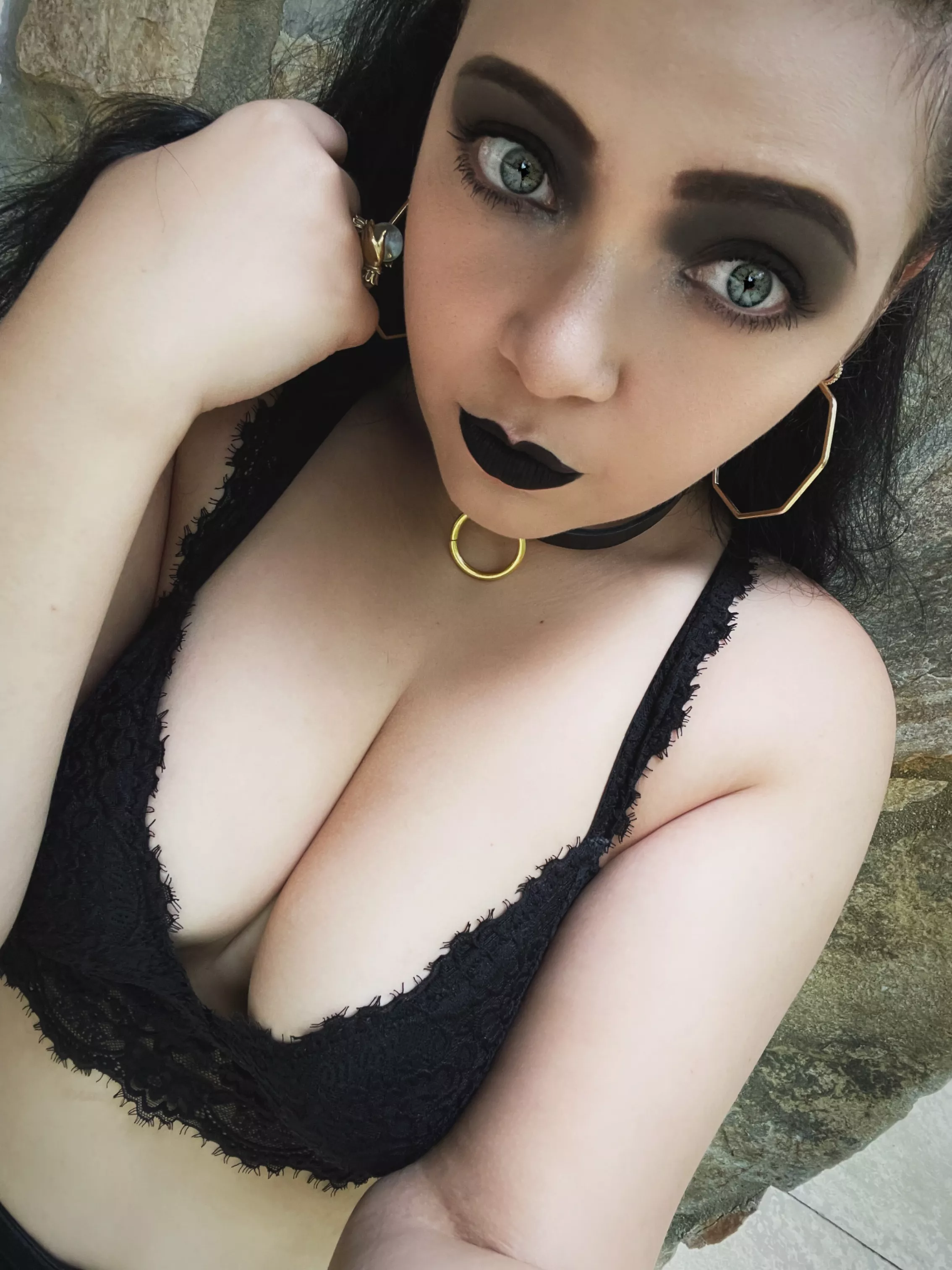 Is goth girl cleavage welcome here?