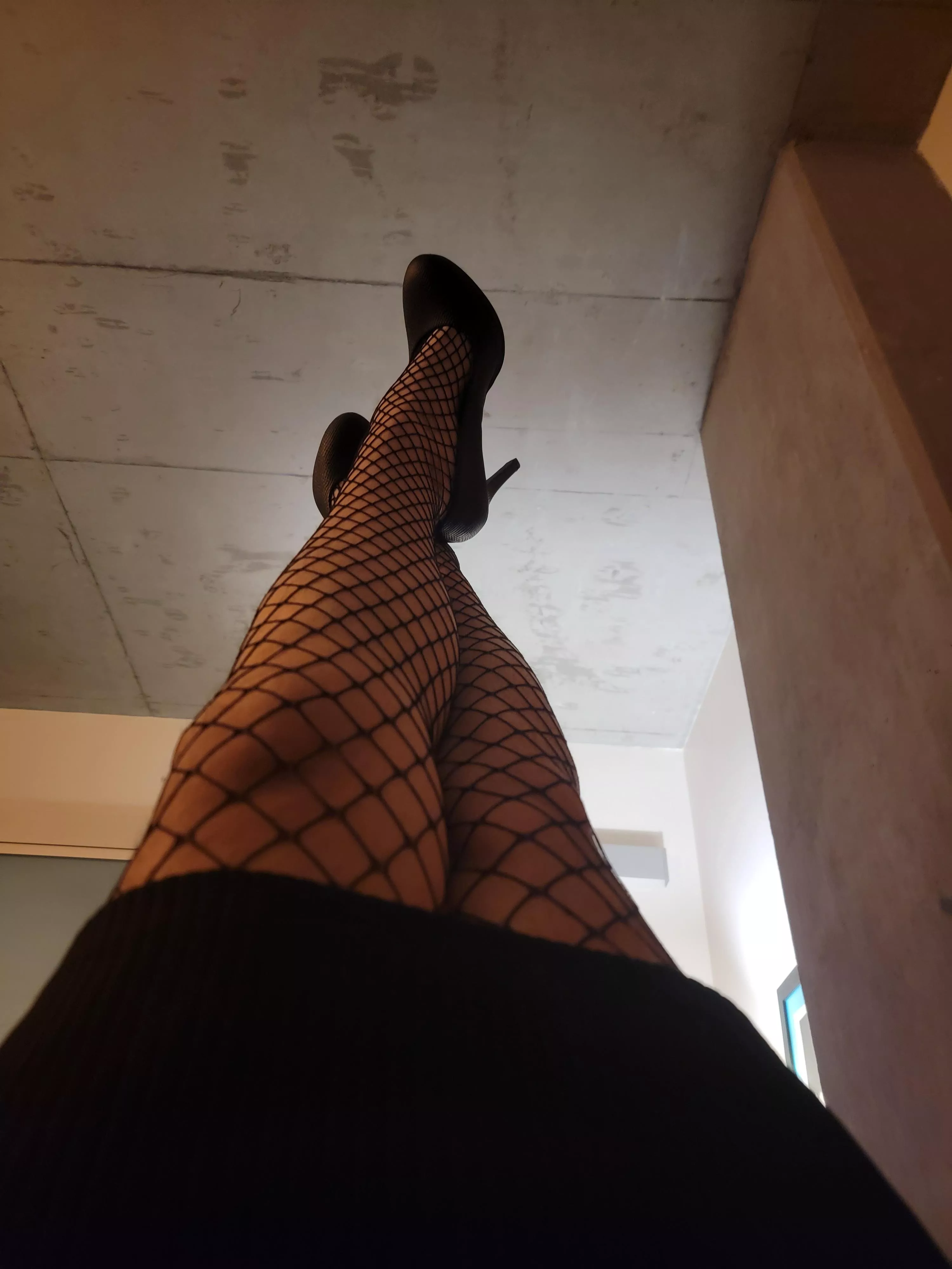 Is there a better combo than fishnets and heels?