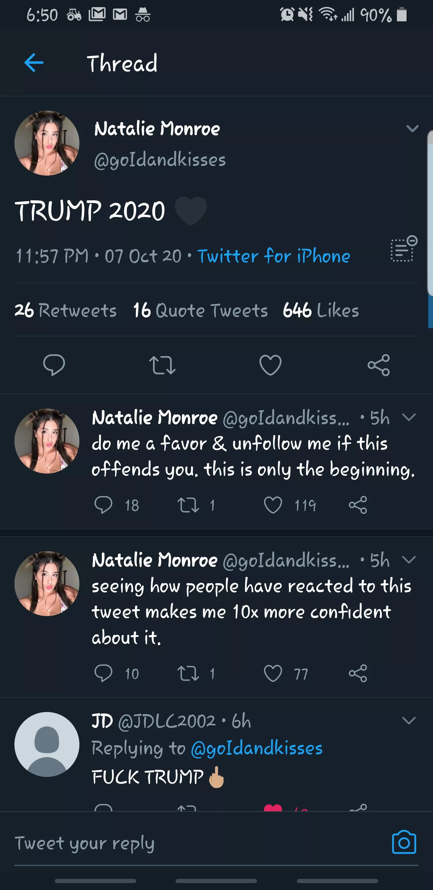 It actually surprised me how such a successful scammer could be this stupid. She also brags about how much she's made from scamming