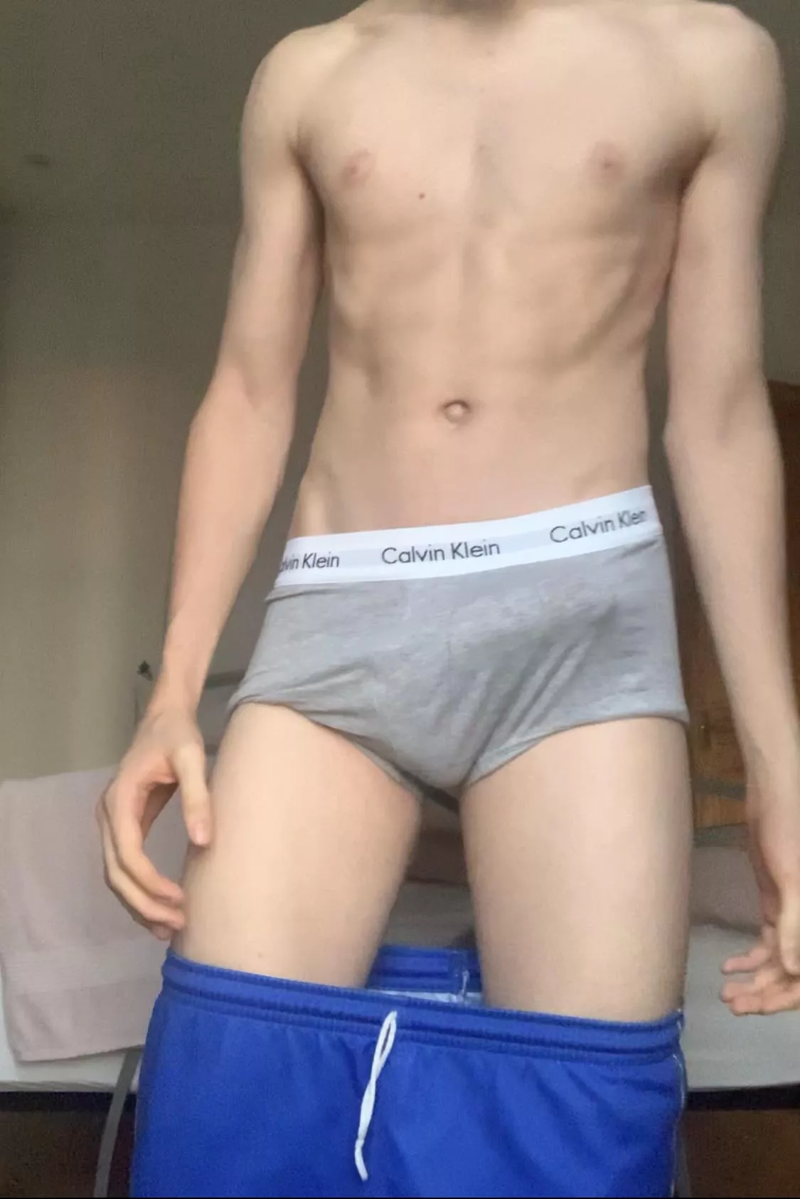 It just won’t go down my teen cock is just too horny😭😋