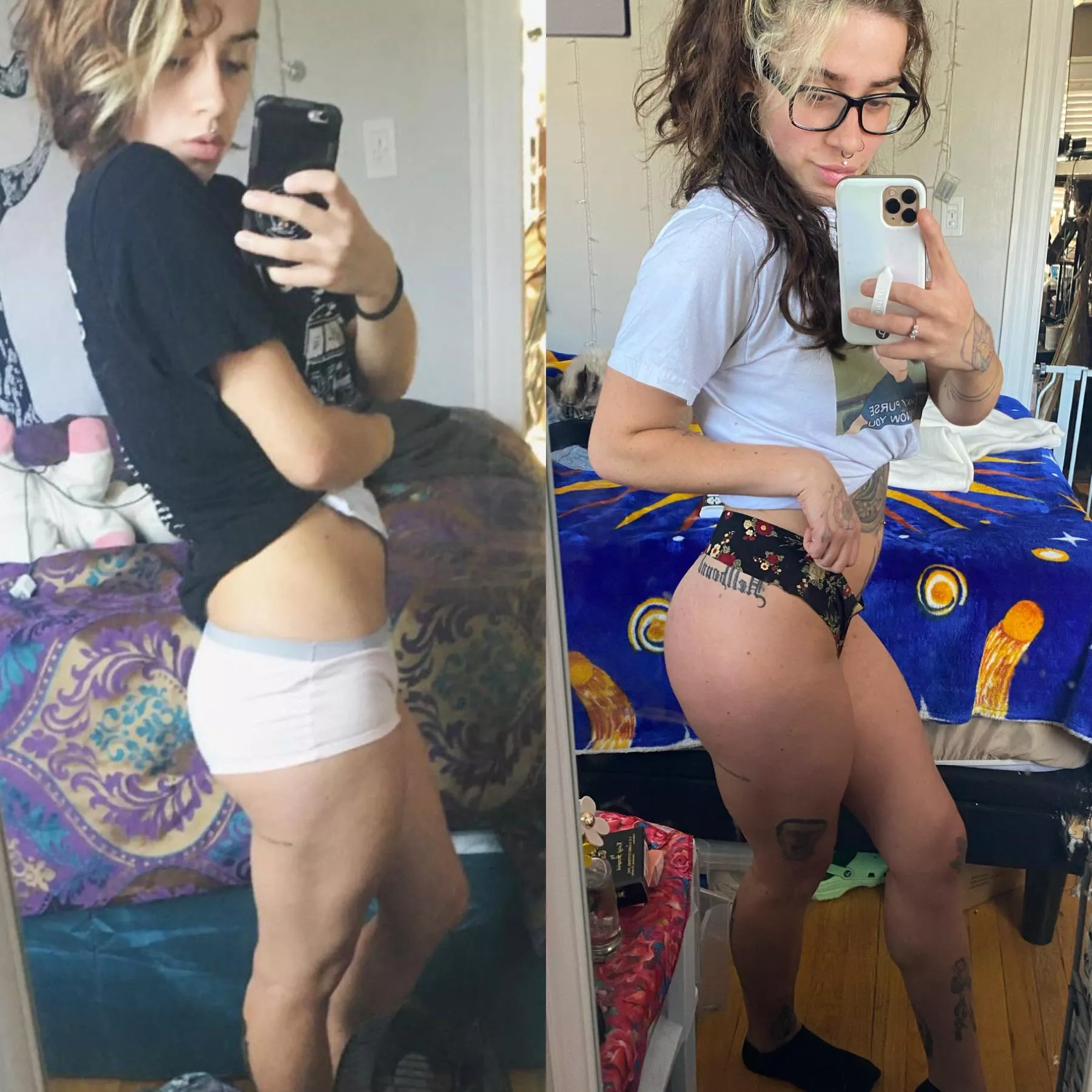 It’s the glute gains for me😘 2 years of hard work + bad booty genetics, is actuslly paying off