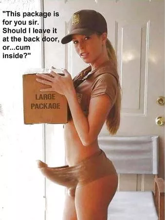 Iâ€™ve worked for ups, I can confirm this is what our sissies look like ðŸ“¦