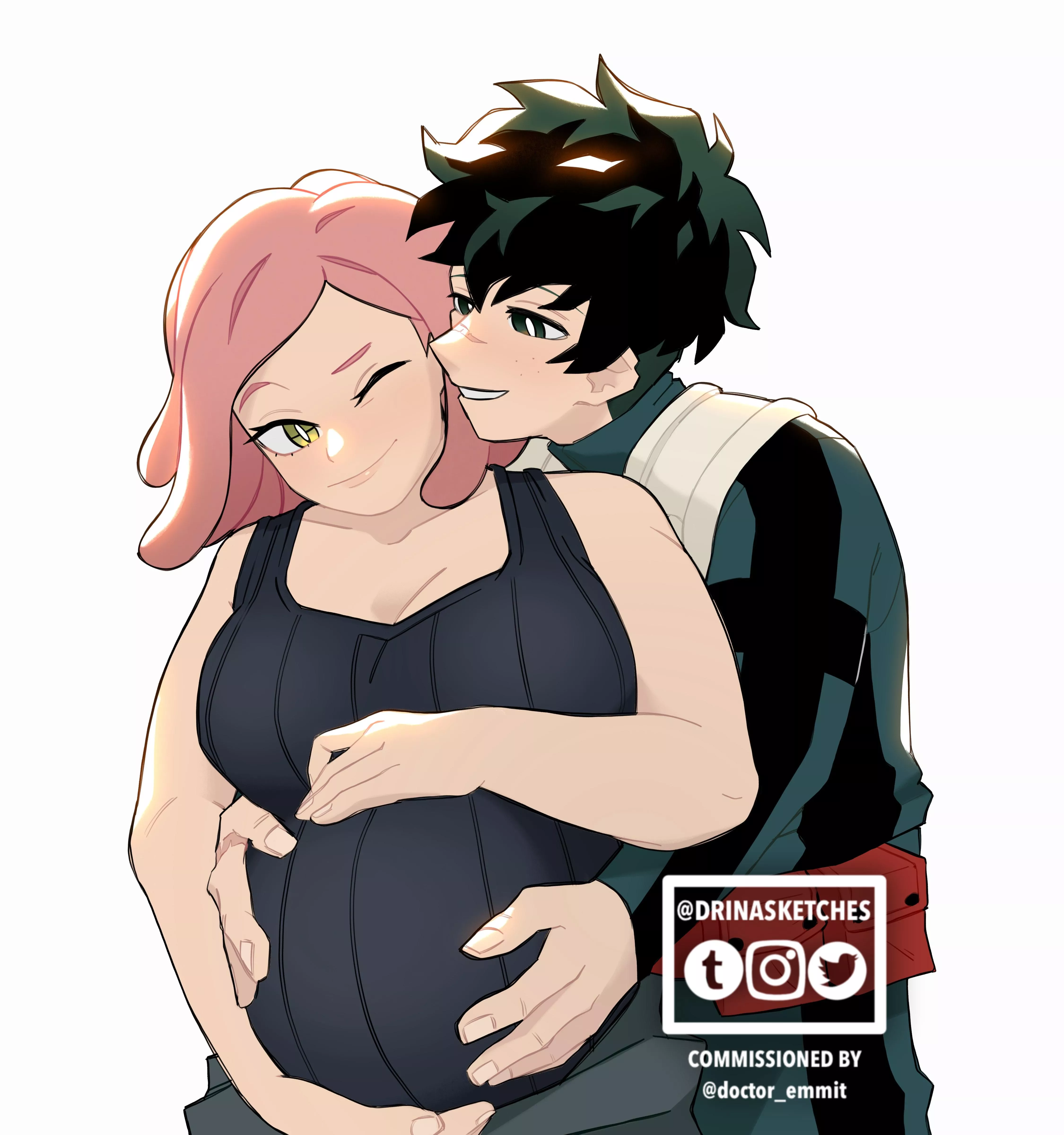 Izuku & Mei [Drinasketches]