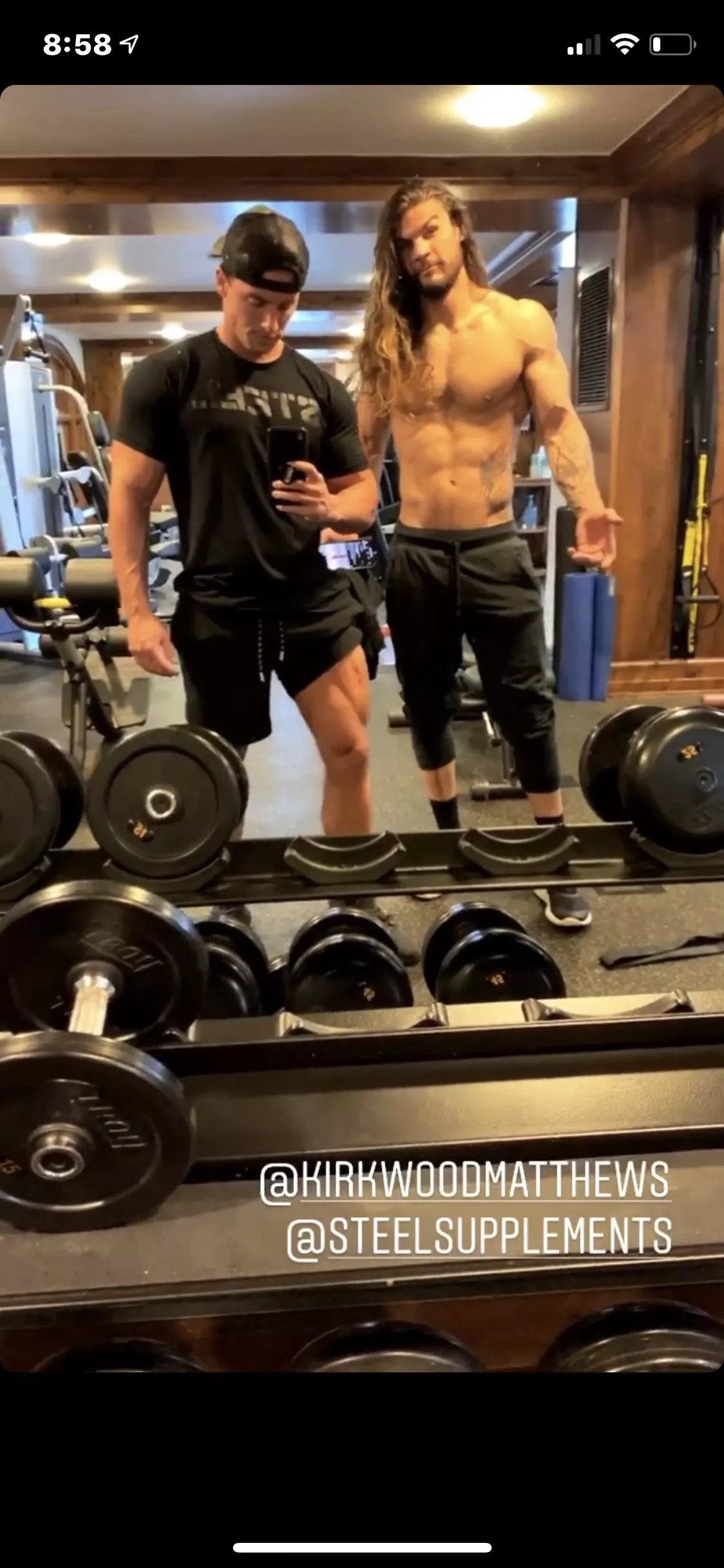 Jack and Brett Workout Buddies