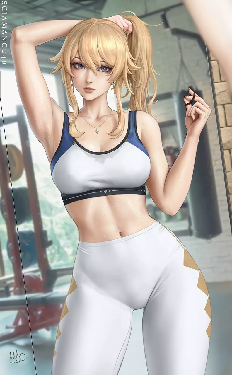 Jean after a workout (Sciamano240)