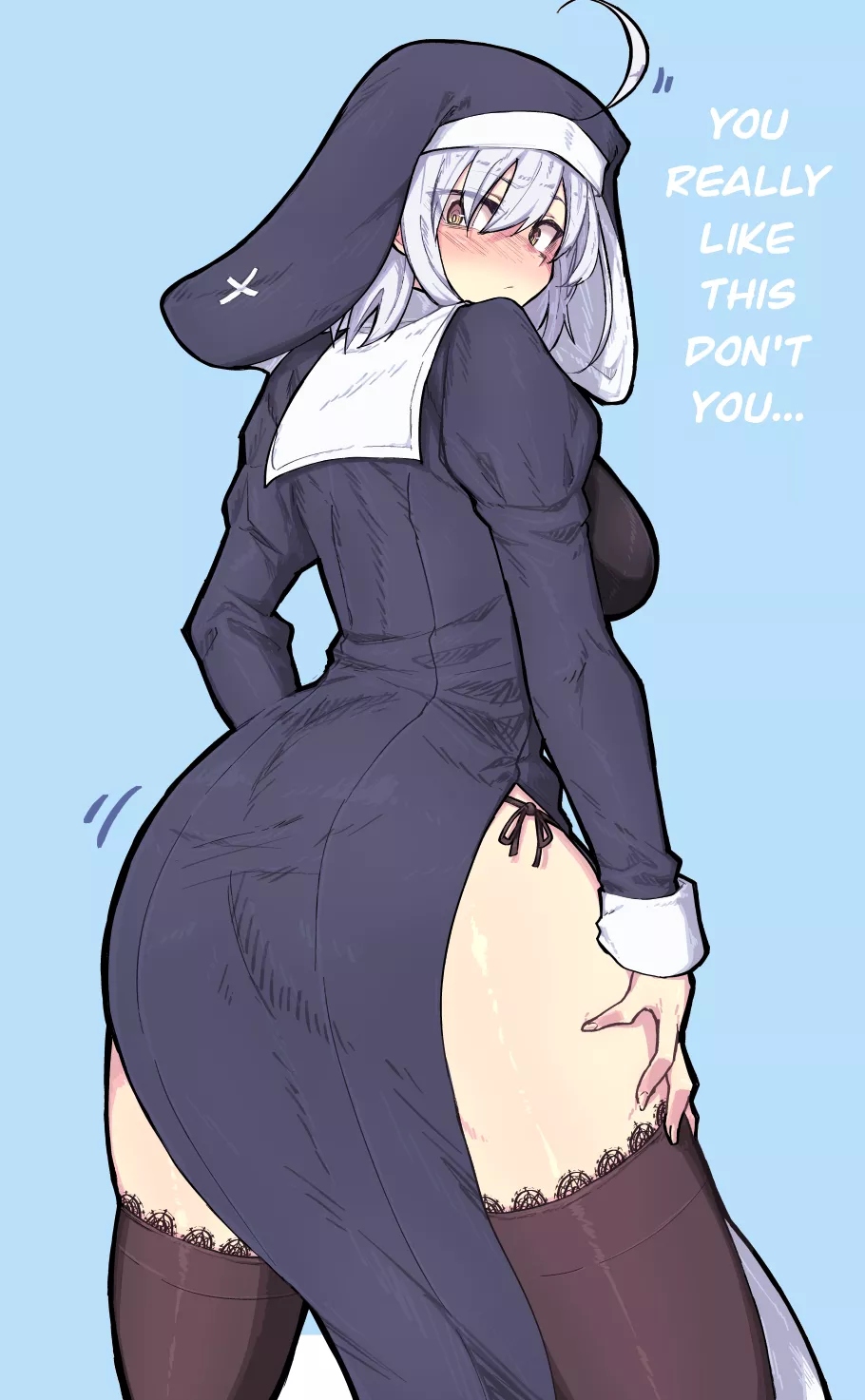 Jeanne Alter's Nun Cosplay