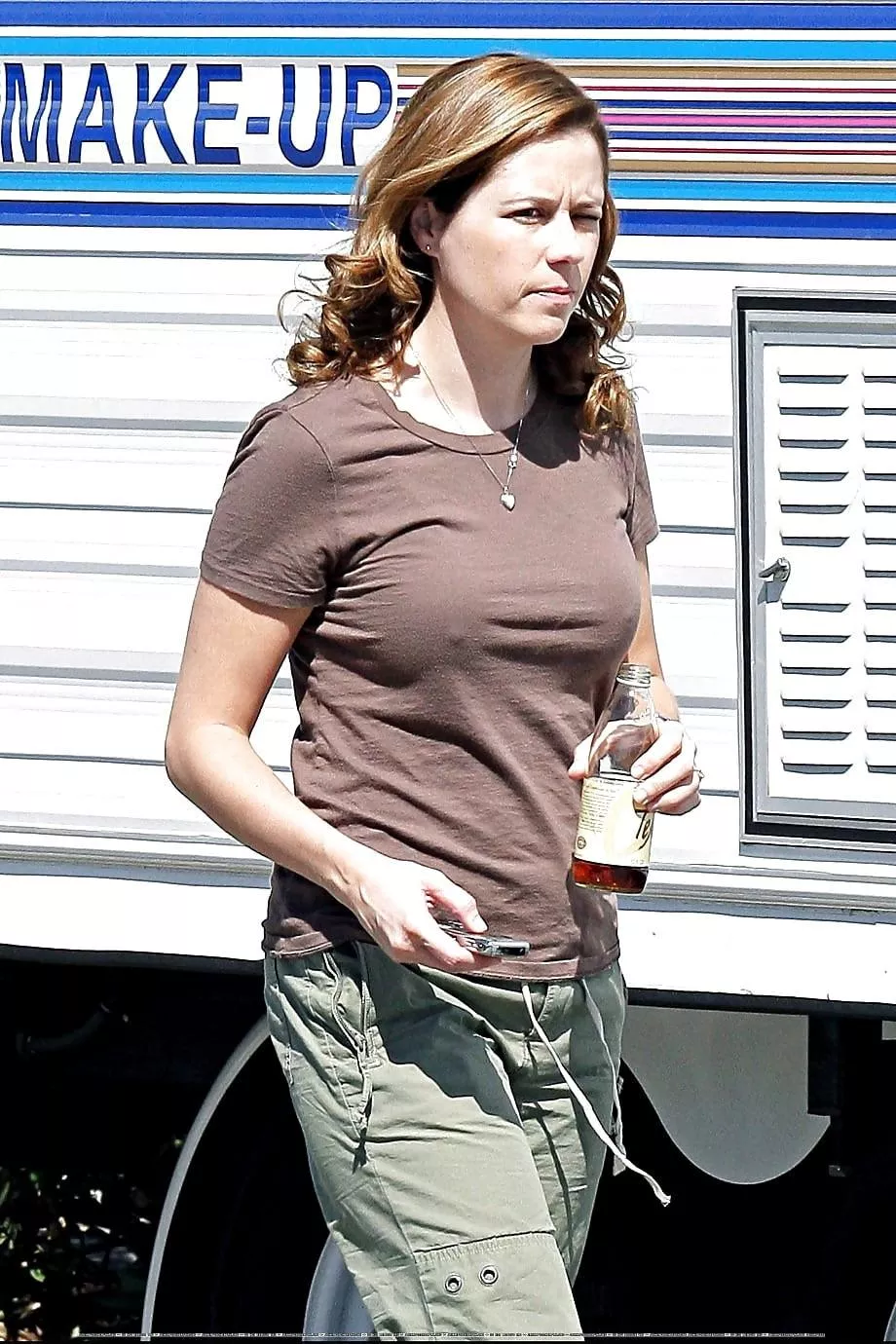 Jenna Fischer in a tight t-shirt