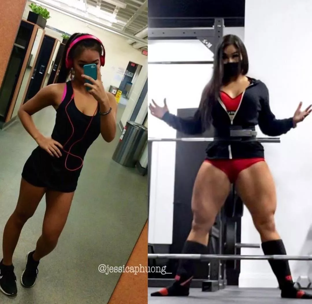 Jessica's quads growth