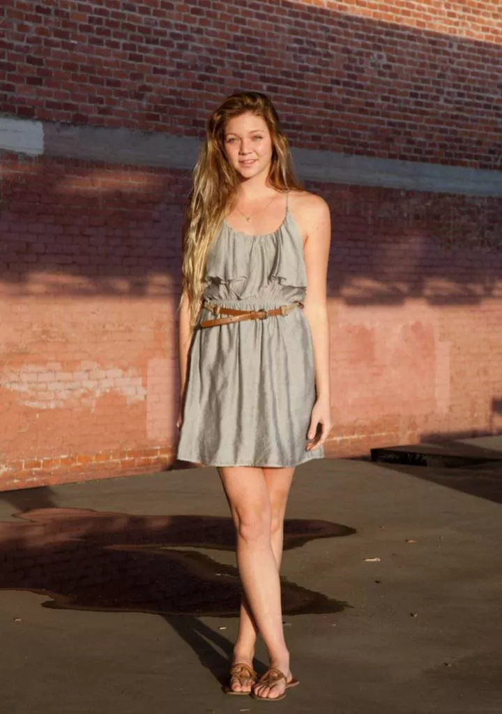 Jessie Andrews looking stunning in her dress