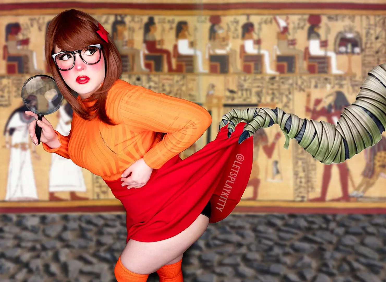 Jinkies! My skirt got stuck on something? Oh no ðŸ˜œâ¤ï¸