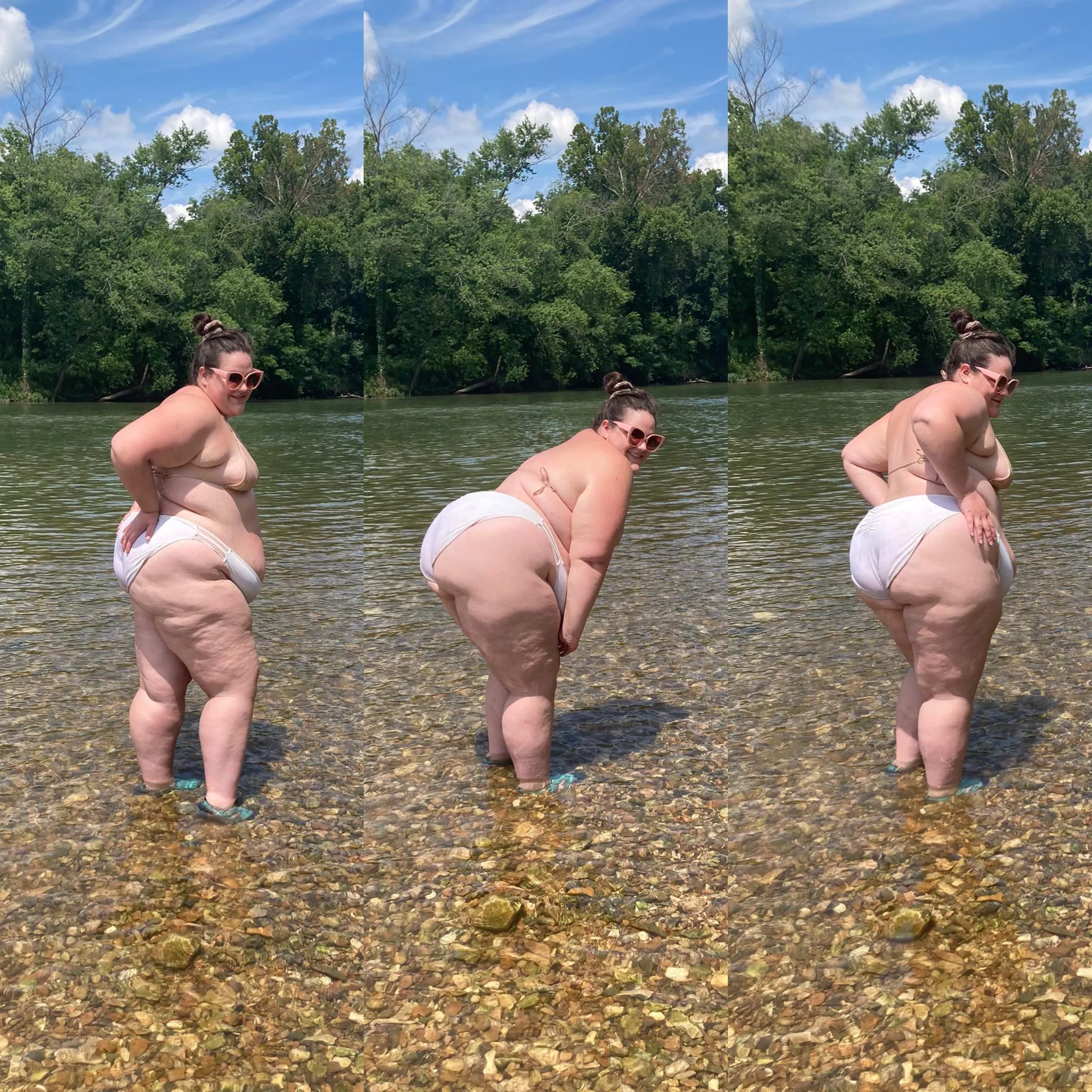 Just a little river fun from the holiday weekend 😘😘