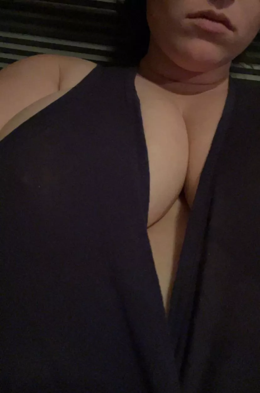 Just a lonely nurse sharing her major cleavage.