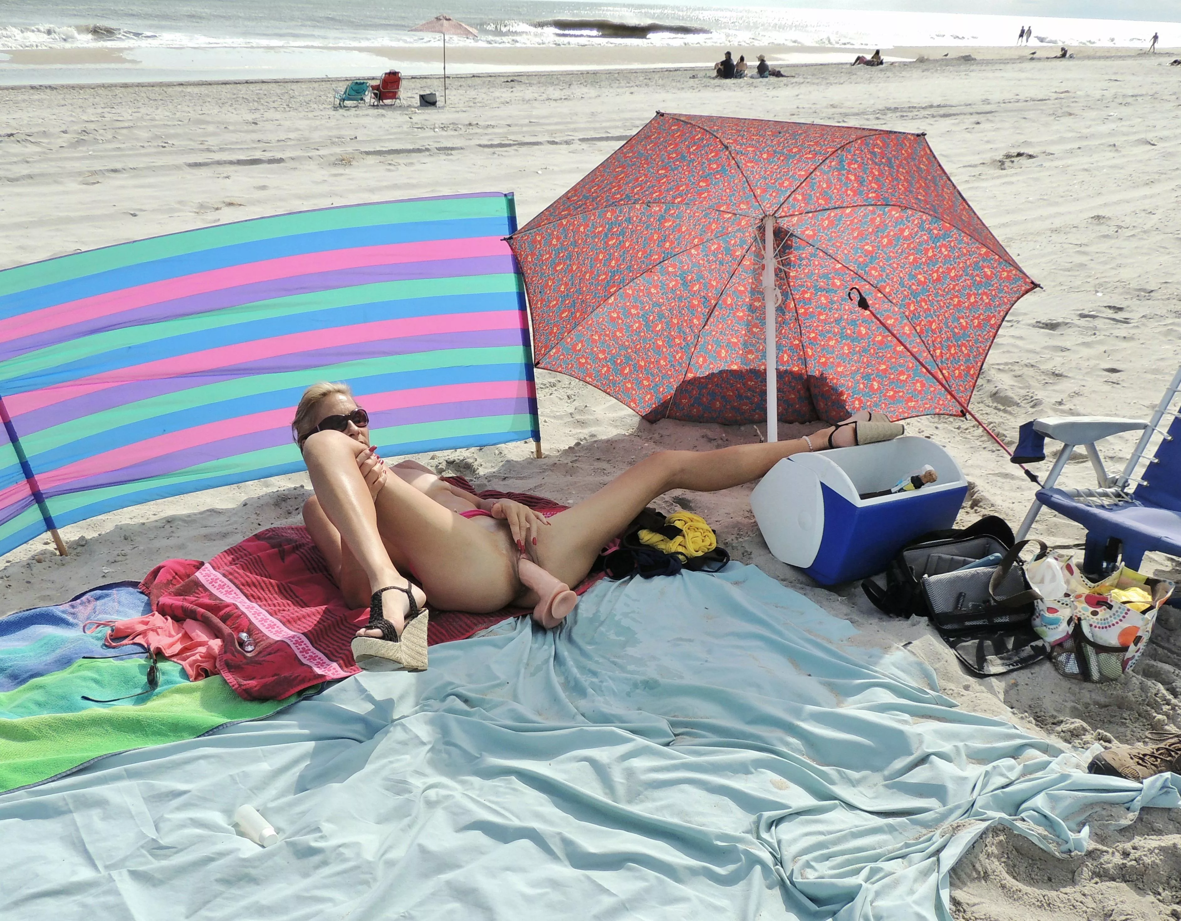 Just another day (f) at the public beach ðŸ˜Žâ›±