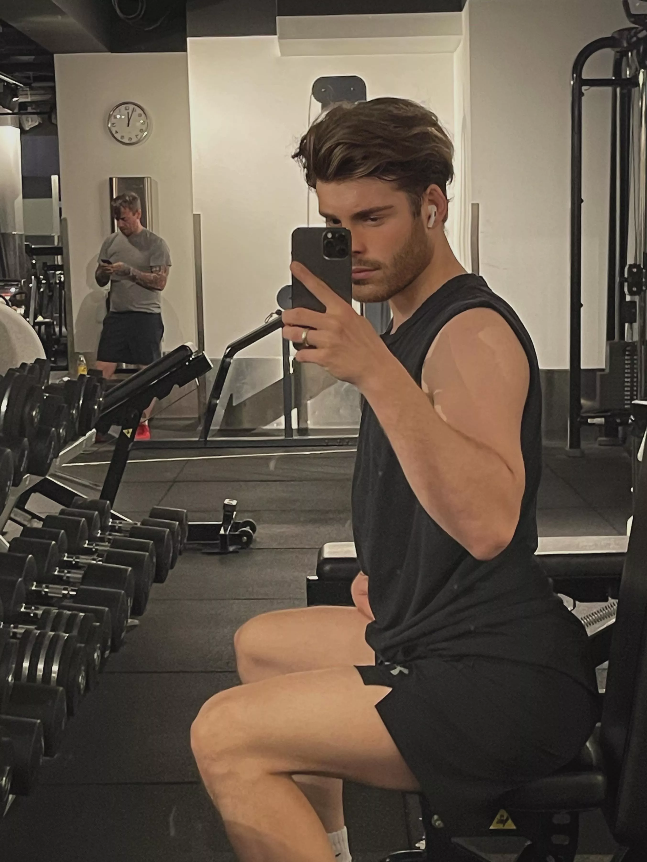 Just finished my workout. Felt cute might delete