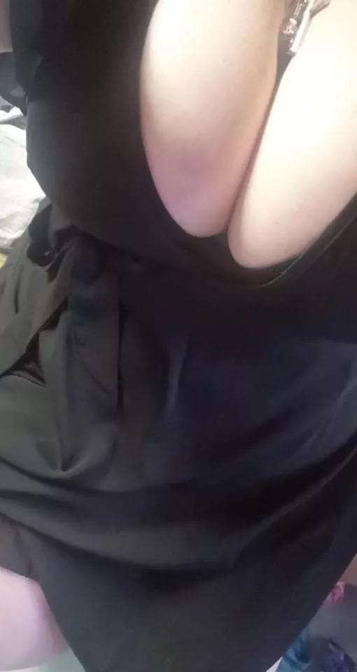 Just got this dress, love the cut! ðŸ˜˜ðŸ˜ˆ I do love to show off!