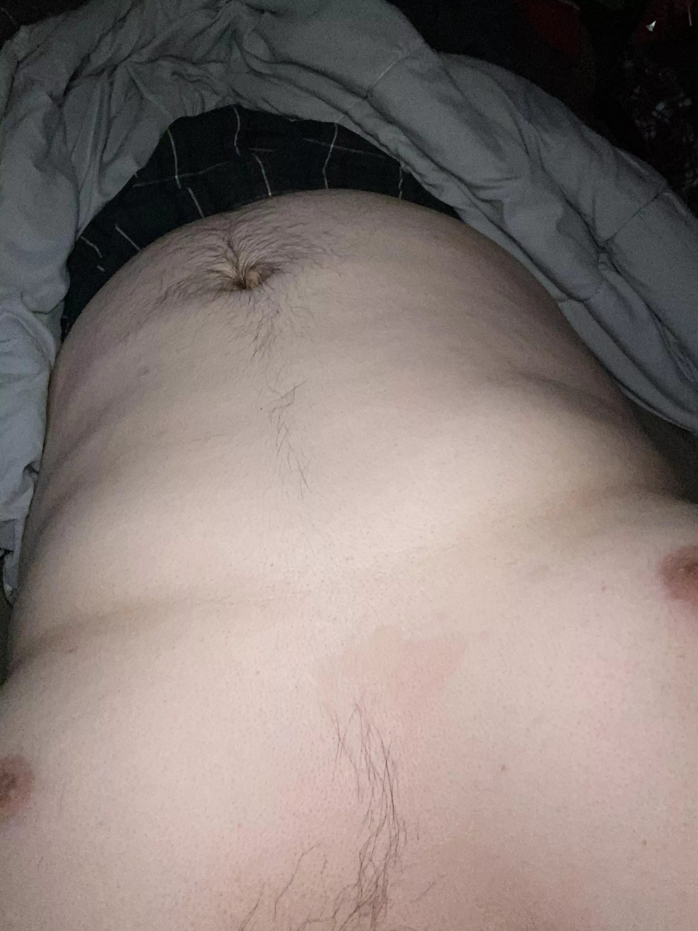 Just laying in bed, need some company, any takers?