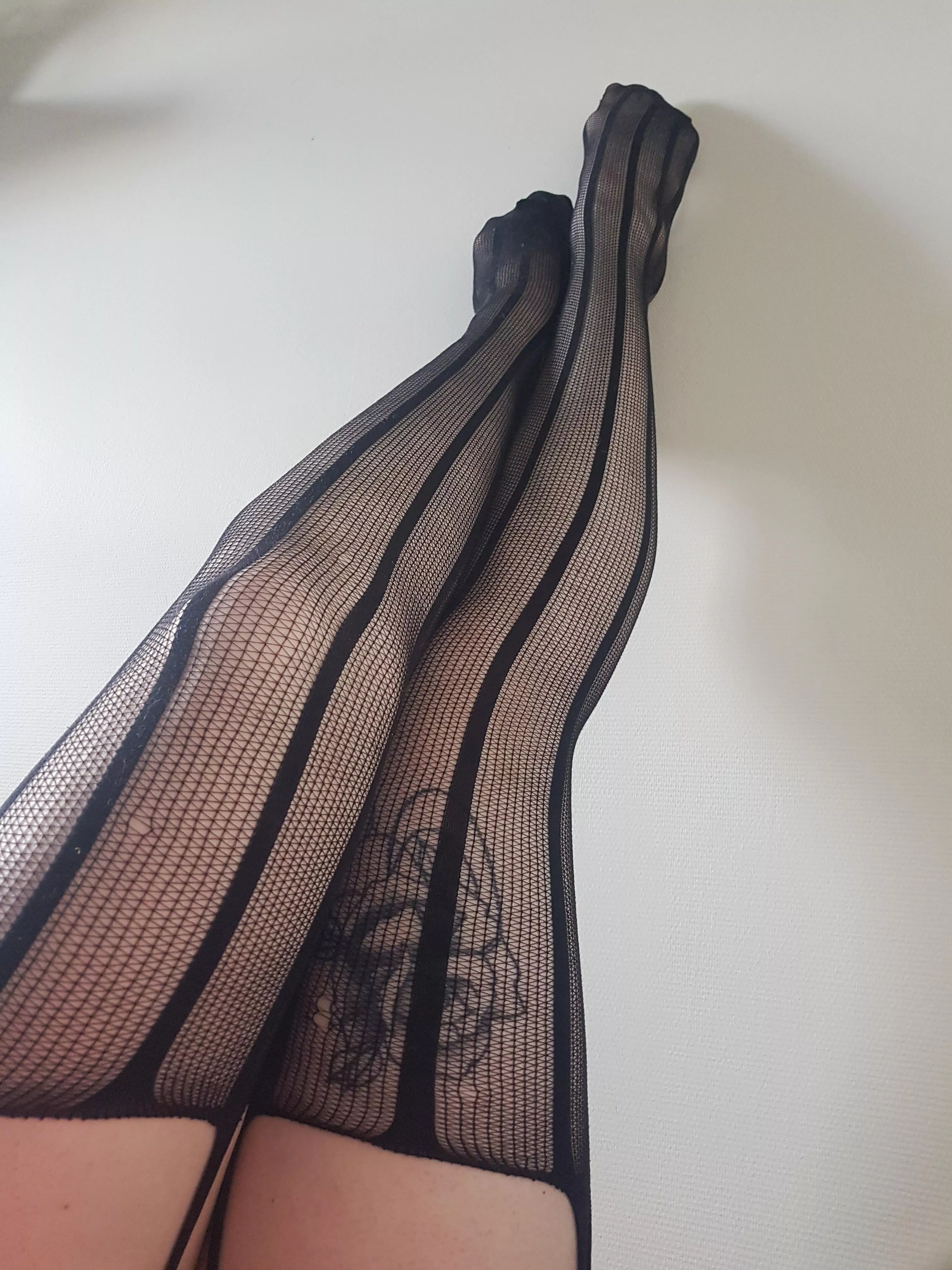 Just my legs in stockings