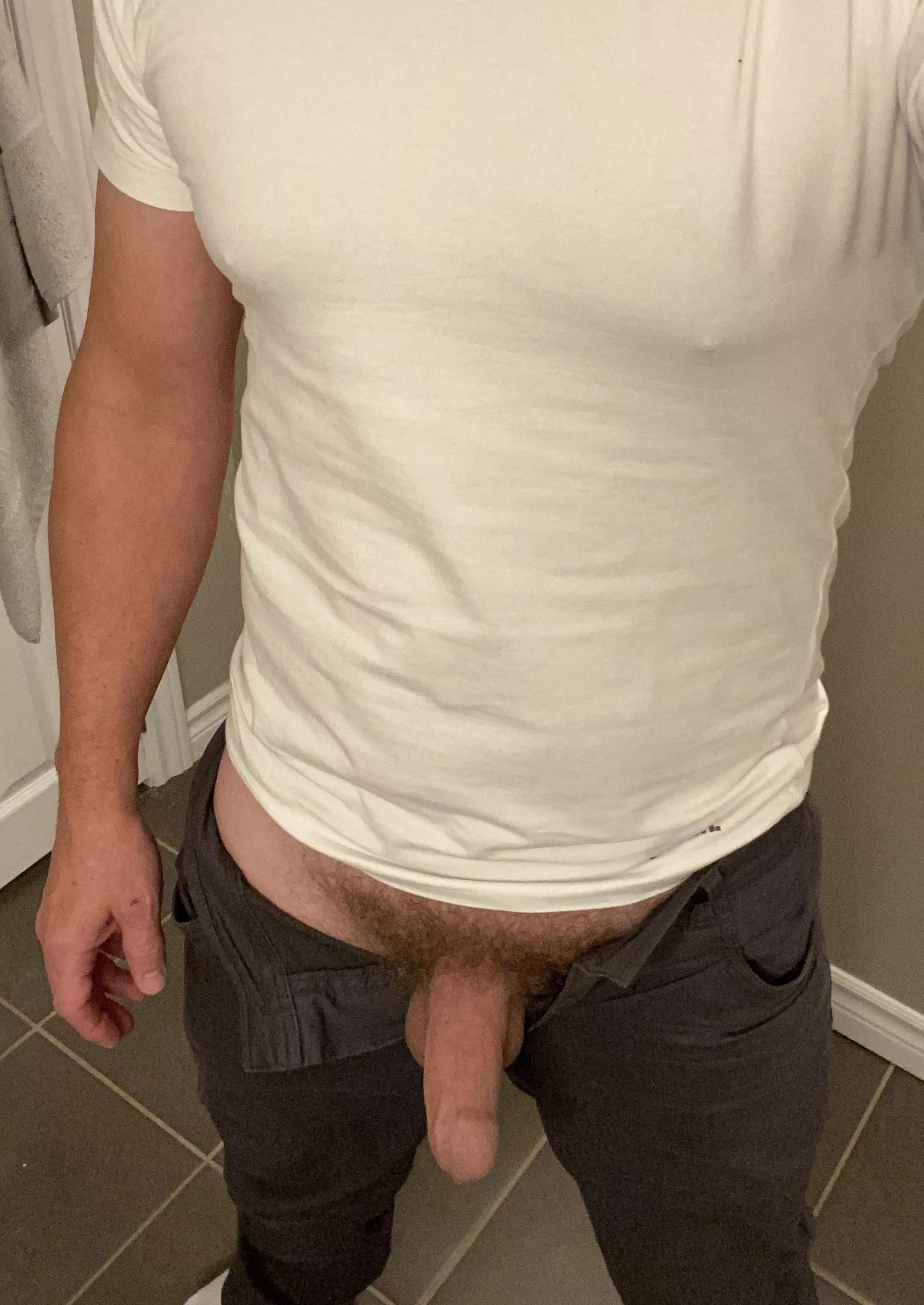 Just putting my cock out there. Hope you like what you see!