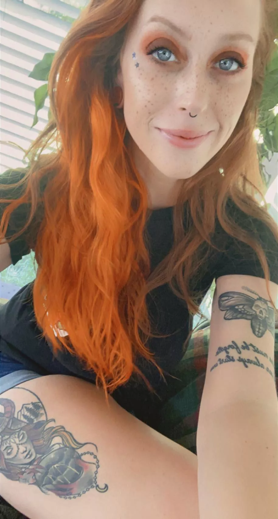 just refreshed the orange side of my hair ðŸ§¡