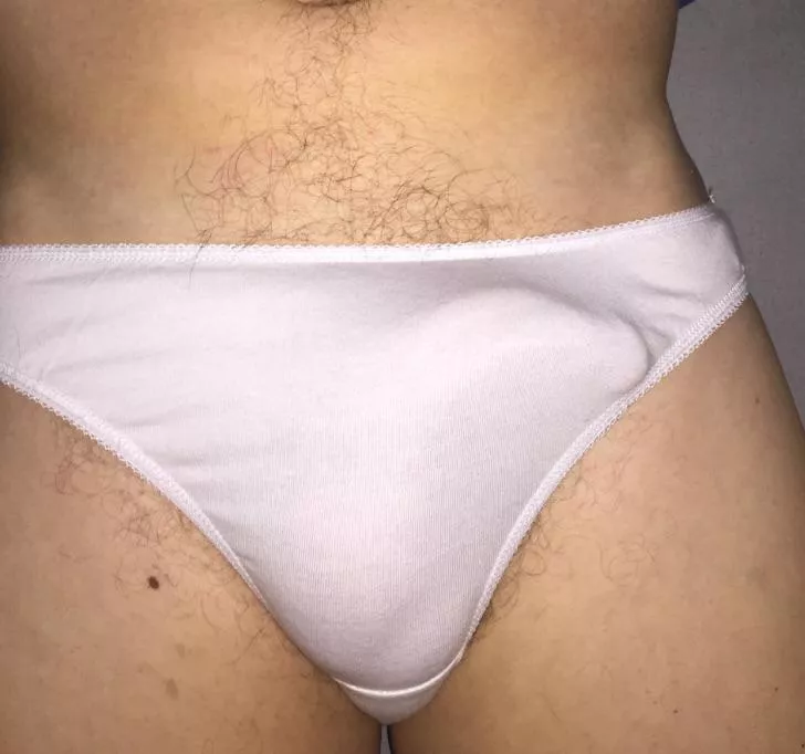 Just some comfortable plain white cotton panties