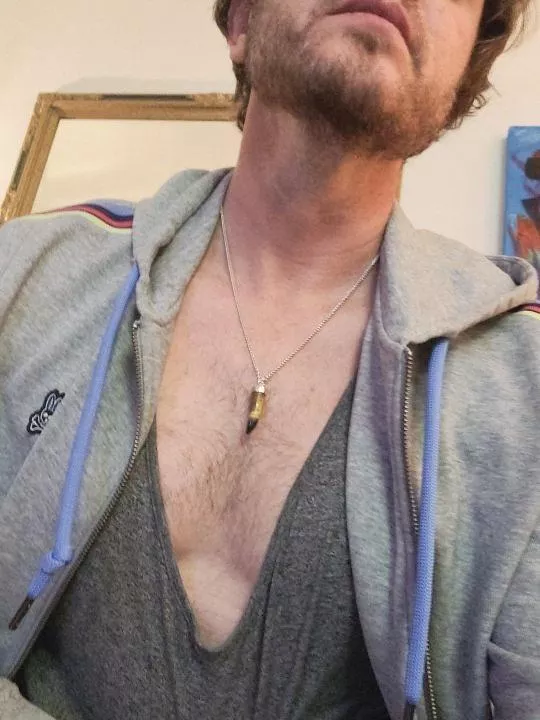 Just working with the modest chest hair given to me â˜º