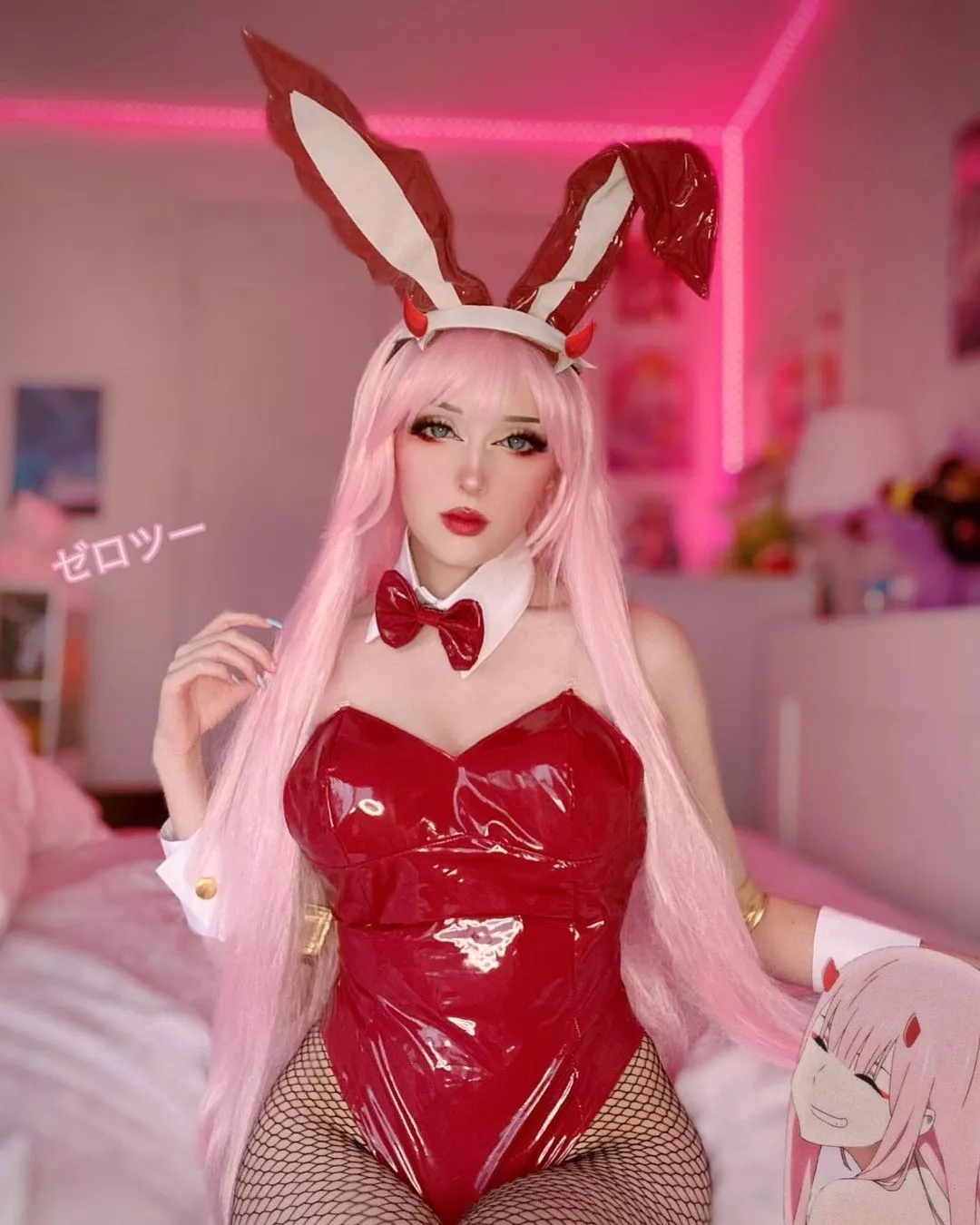 Juvartsy as Zero Two, Darling in The Franxx