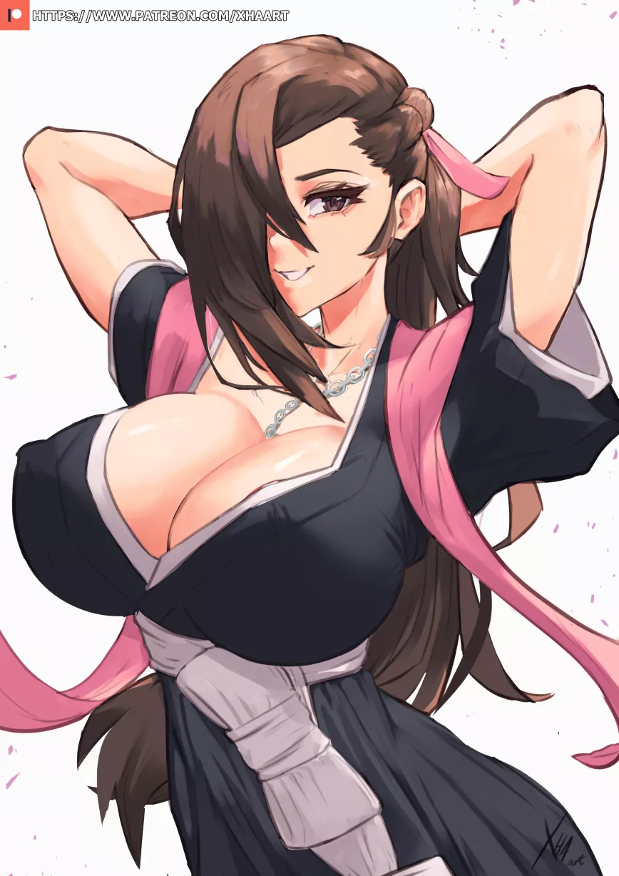 Kagero in Rangiku's Outfit (XHAart)