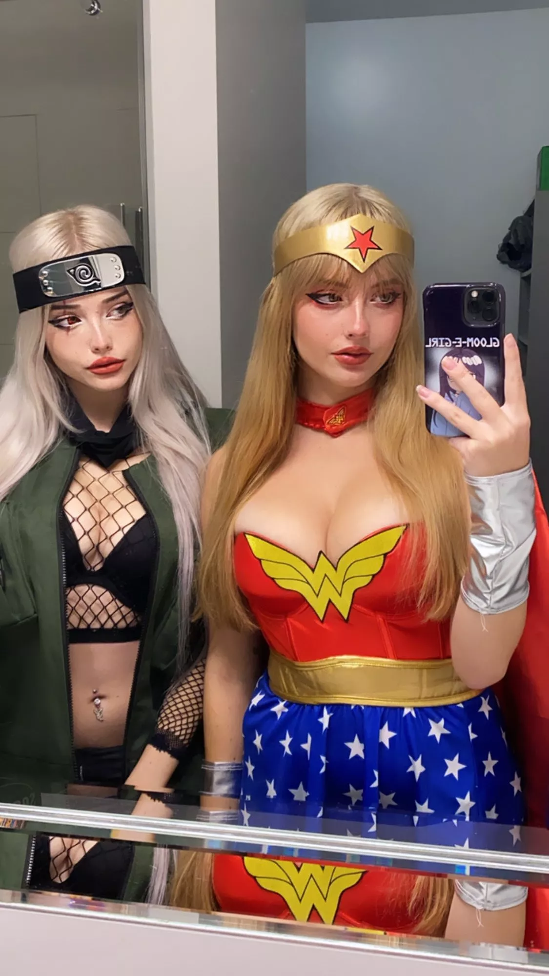 Kakashi Hatake & Wonder Woman by The Burch Twins