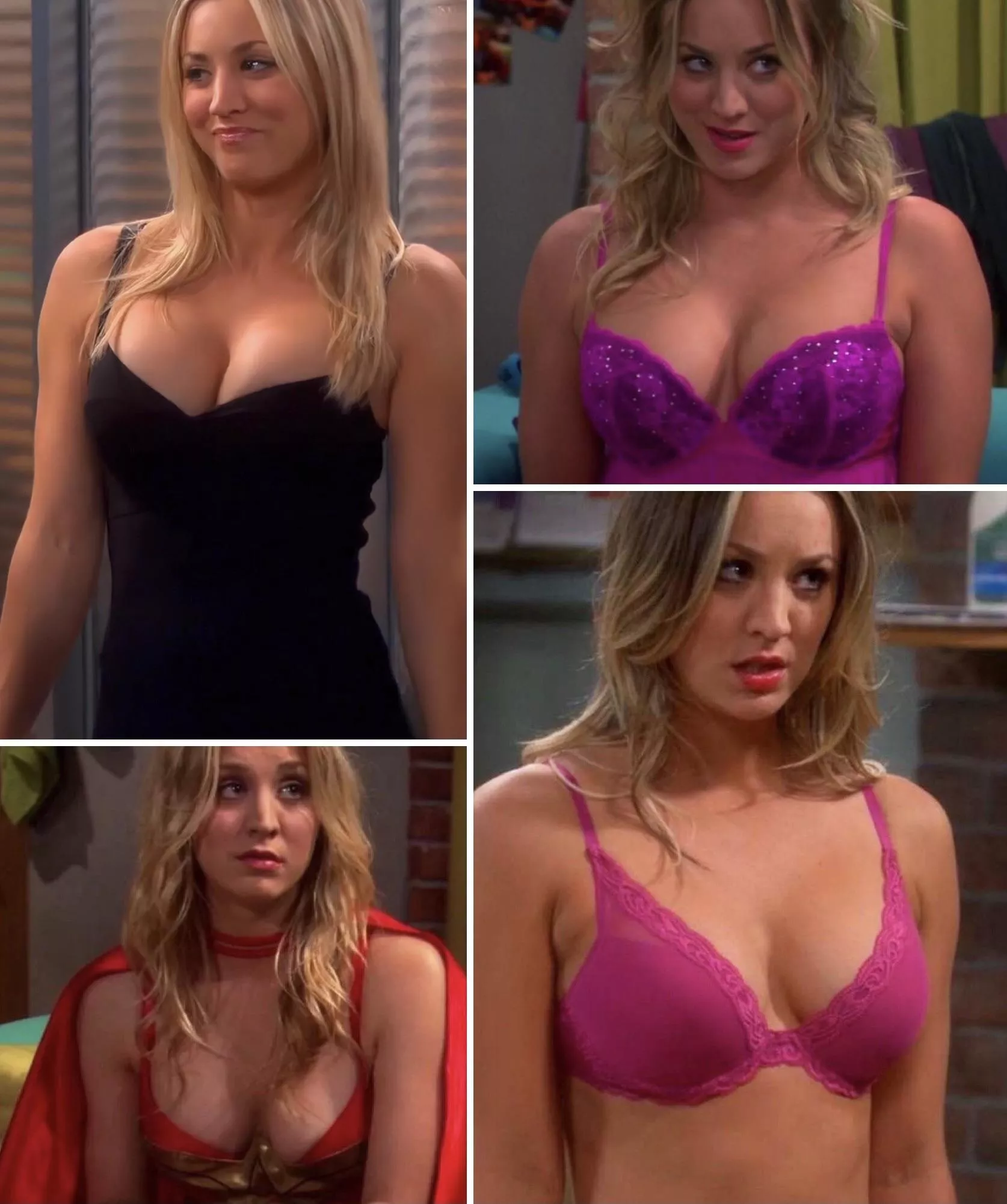 Kaley Cuoco turning an average sitcom into most watched show on TV