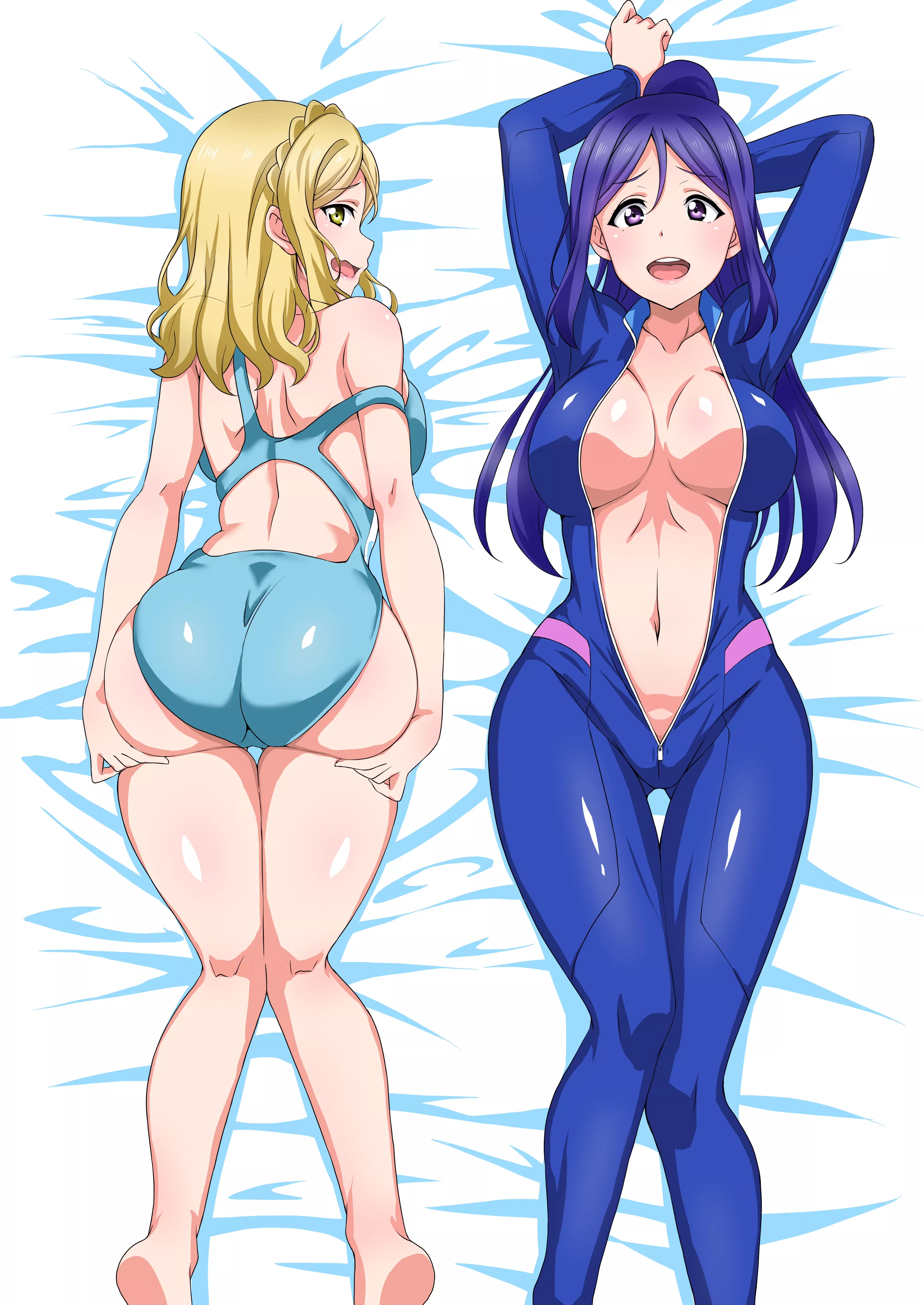 Kanan And Mari Swimsuit Fun (Kotokoto) [Love Live!]