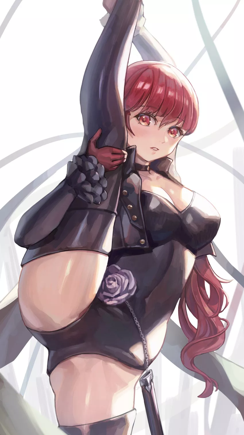 Kasumi Leg Lift (Heartseek000) [Persona]