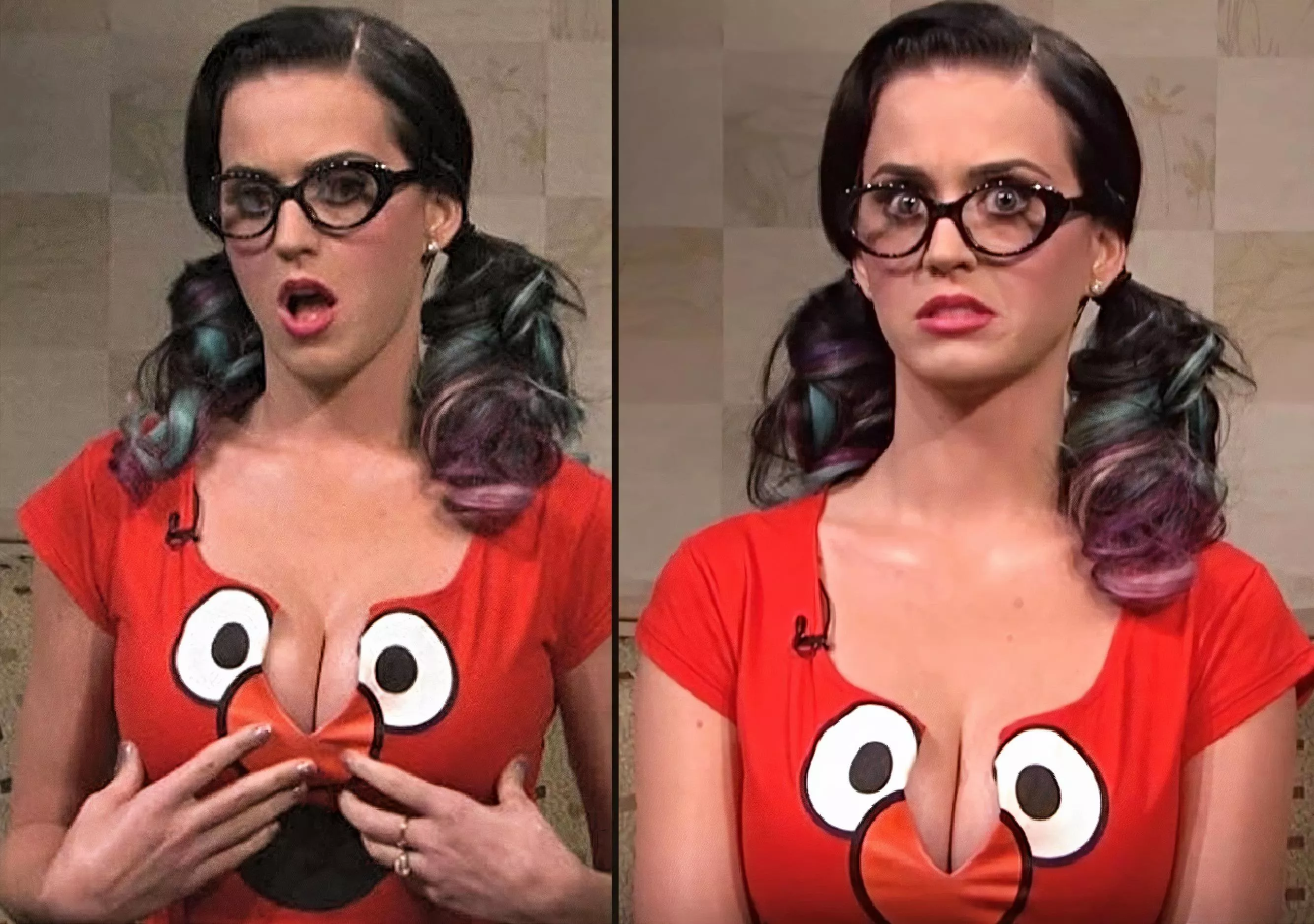 Katy Perry in Her Elmo Dress (2010)