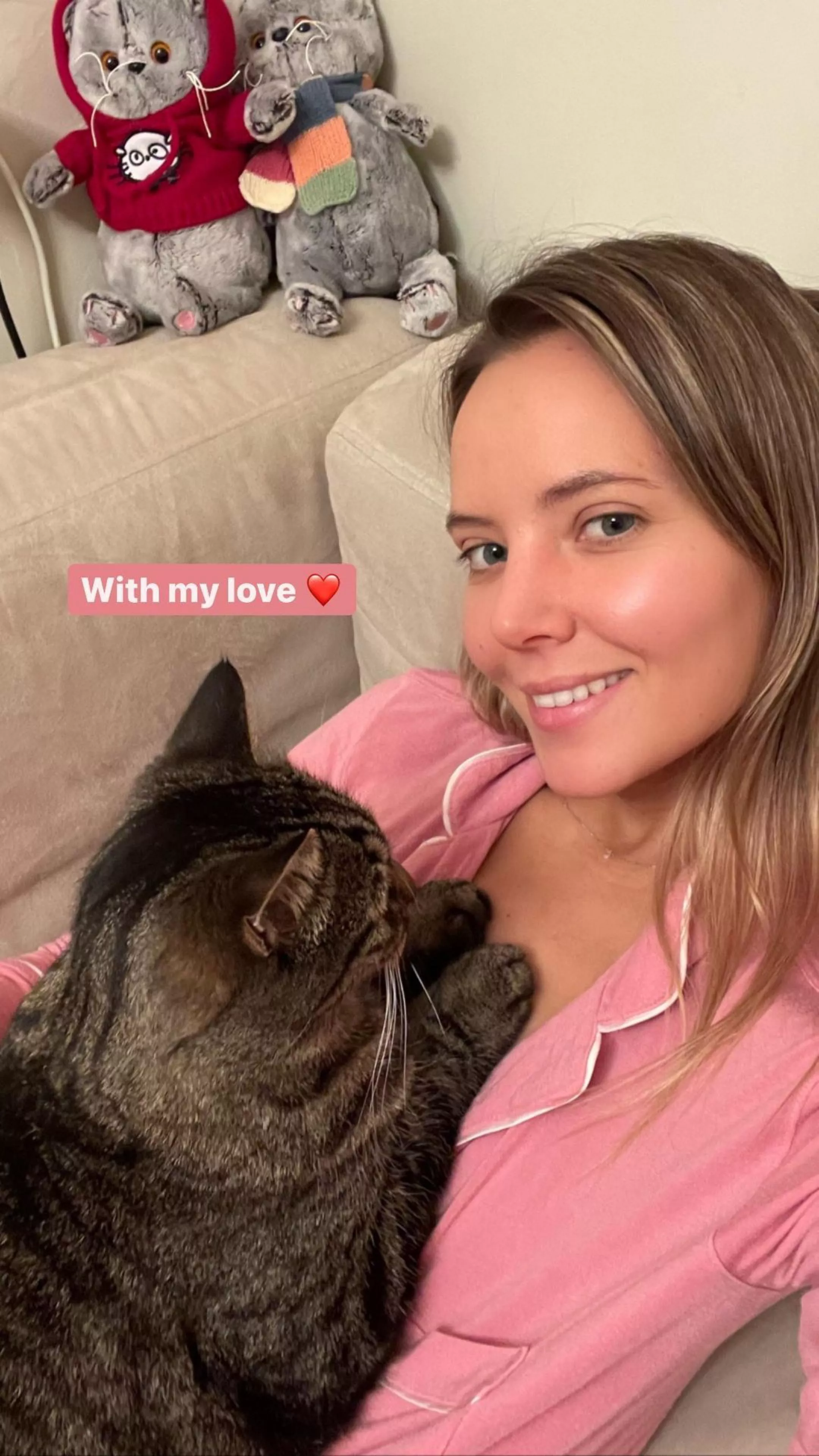 Katya Clover with her love