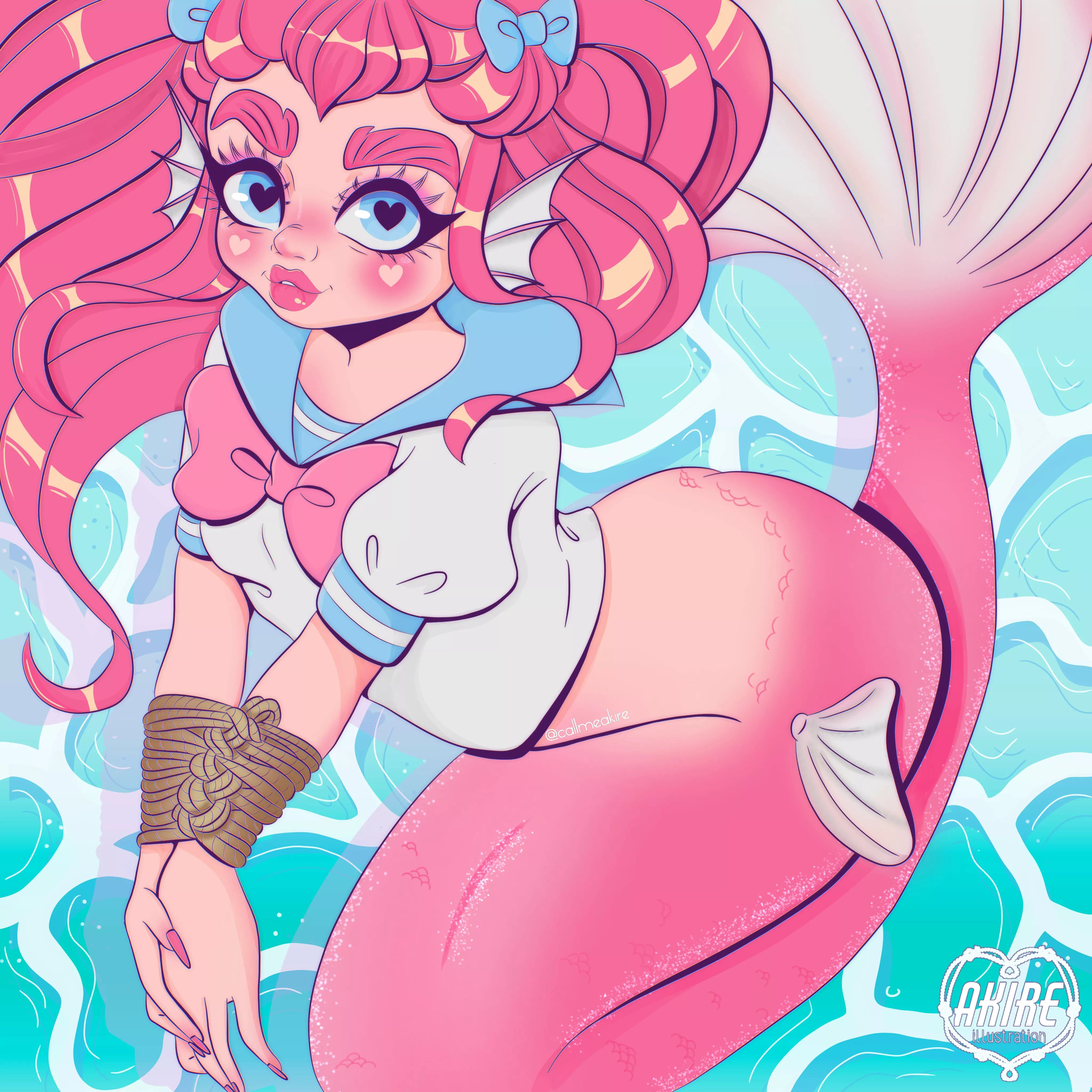 Kawaii shibari mermaid i Made for mermay Challenge ðŸ¥°