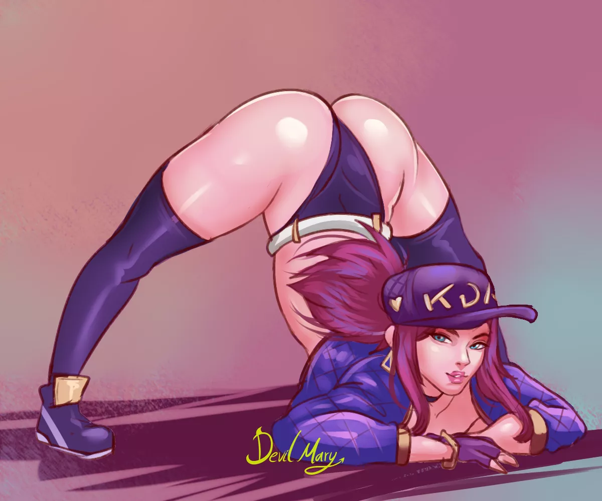 K/DA Akali Jack-o challenge (devil mary)