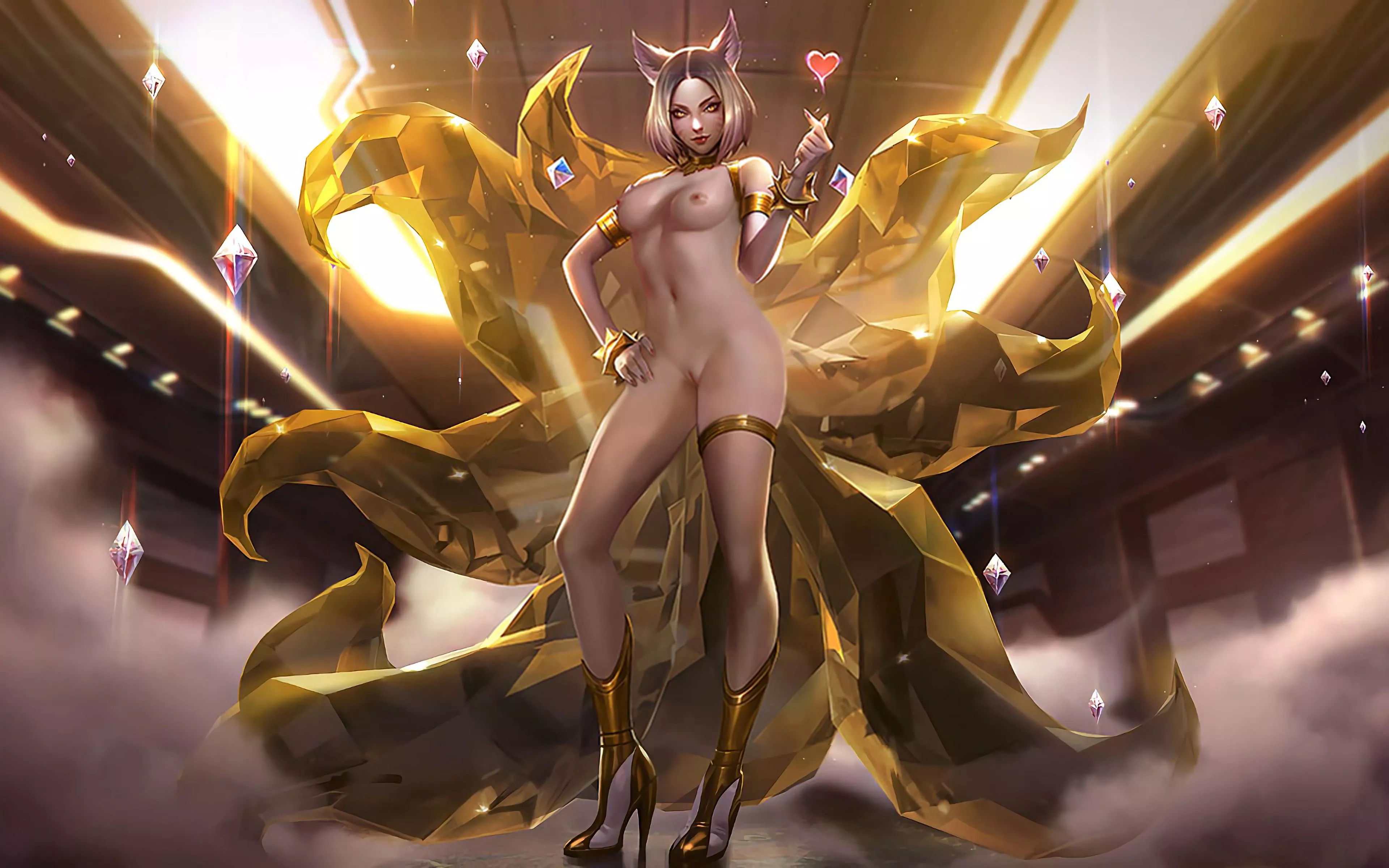 K/DA Prestige Ahri NSFW Splash - Edited by Me. Source material by (0.3)