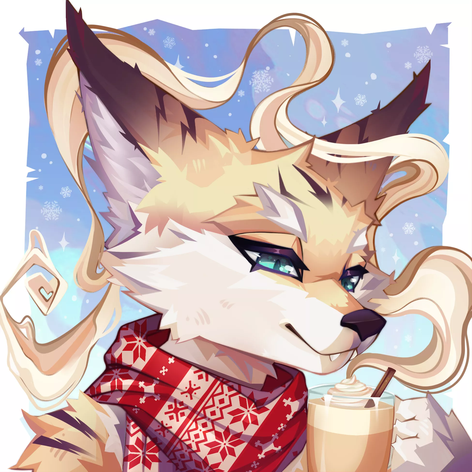 Keeping cozy -â˜•, by me! (Twitter - @SalluArt)