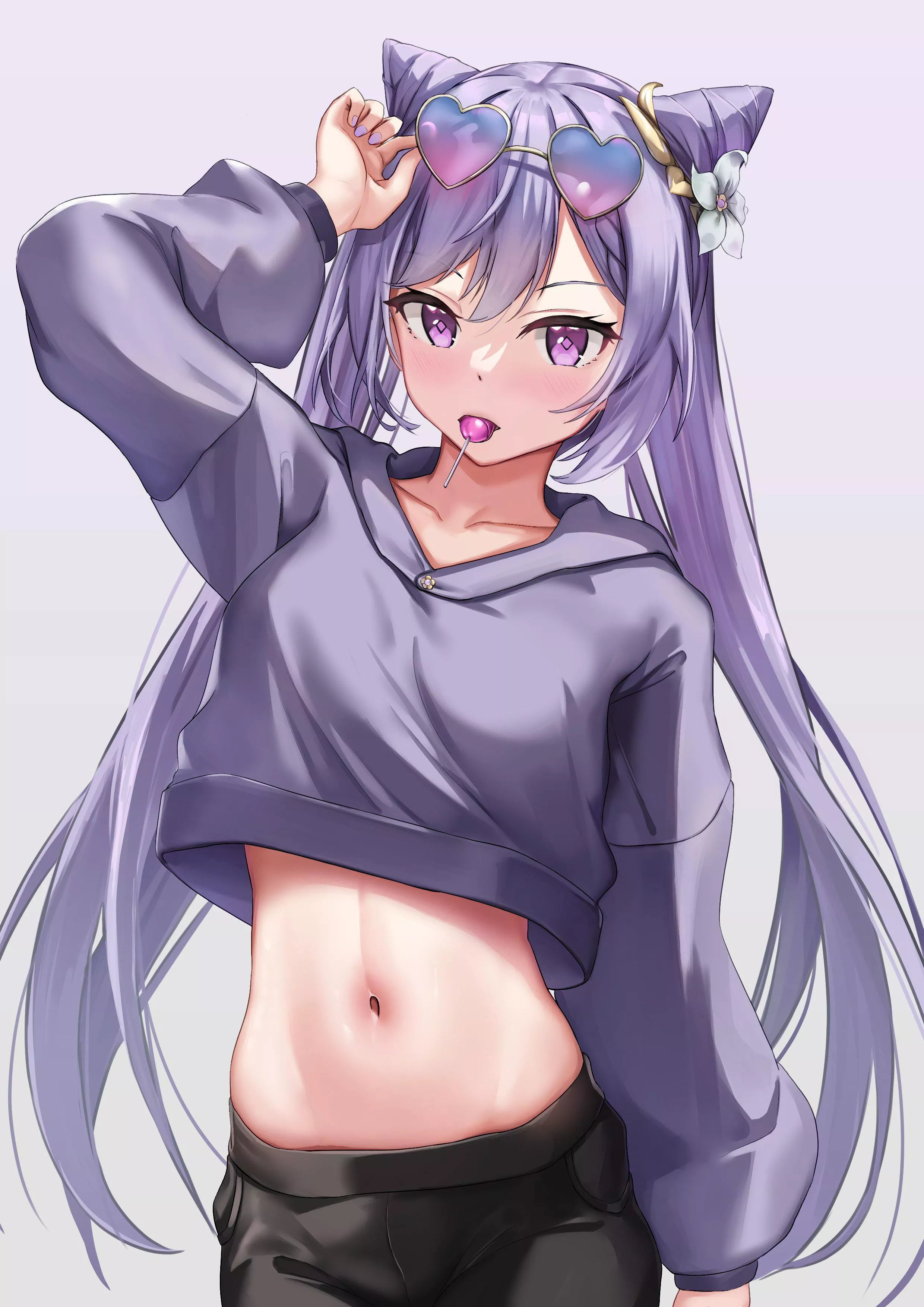 Keqing’s Cute Tummy [Genshin Impact]