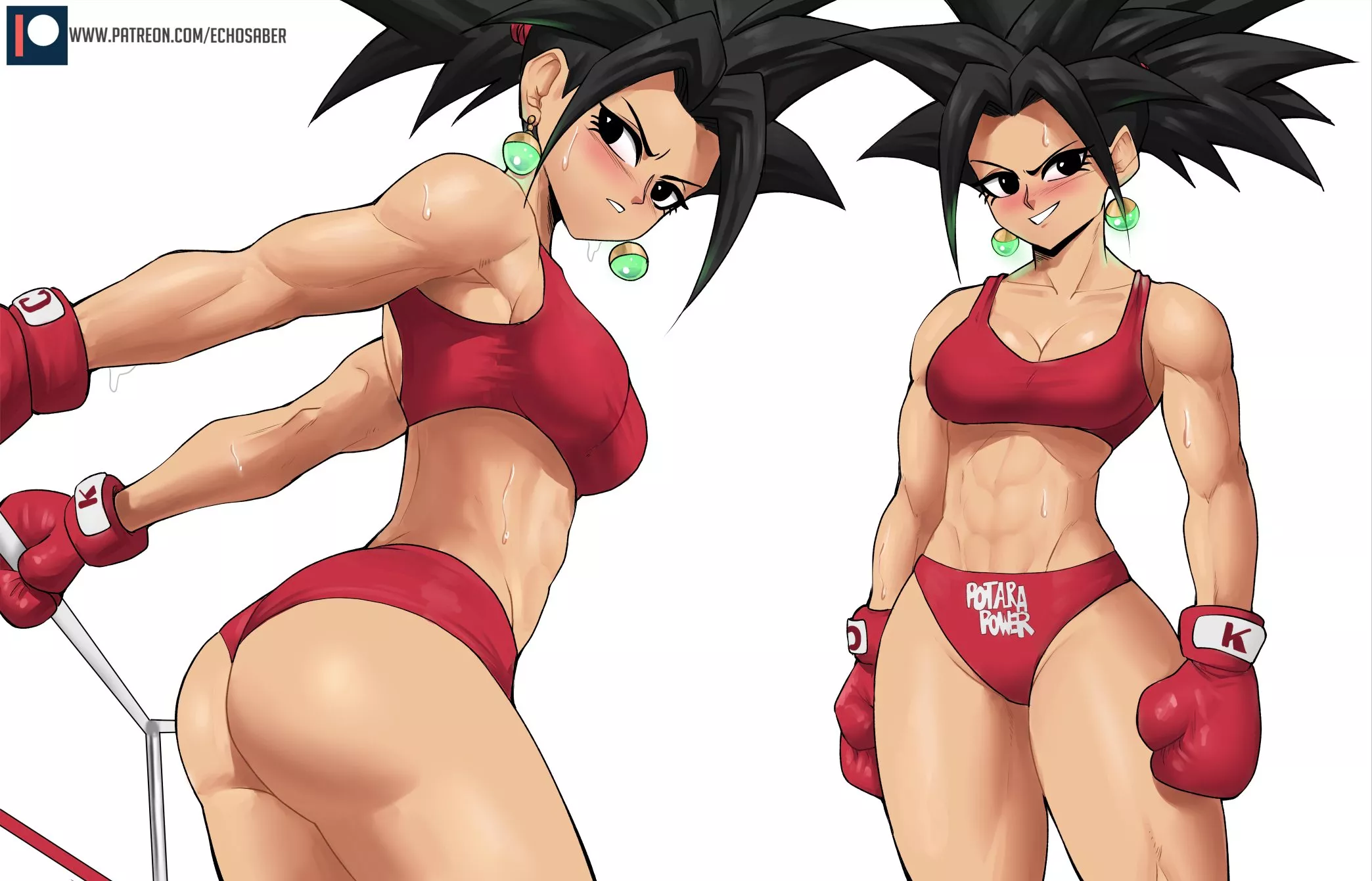 Kickboxer Kefla (Echo Saber) [Dragon Ball]