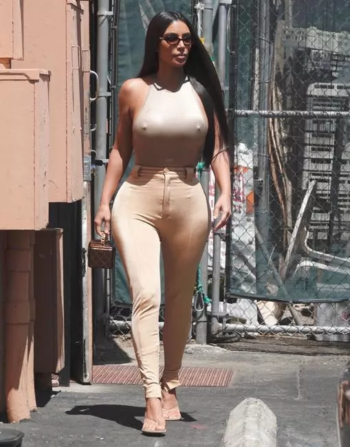 Kim looking like she needs milked 🍼